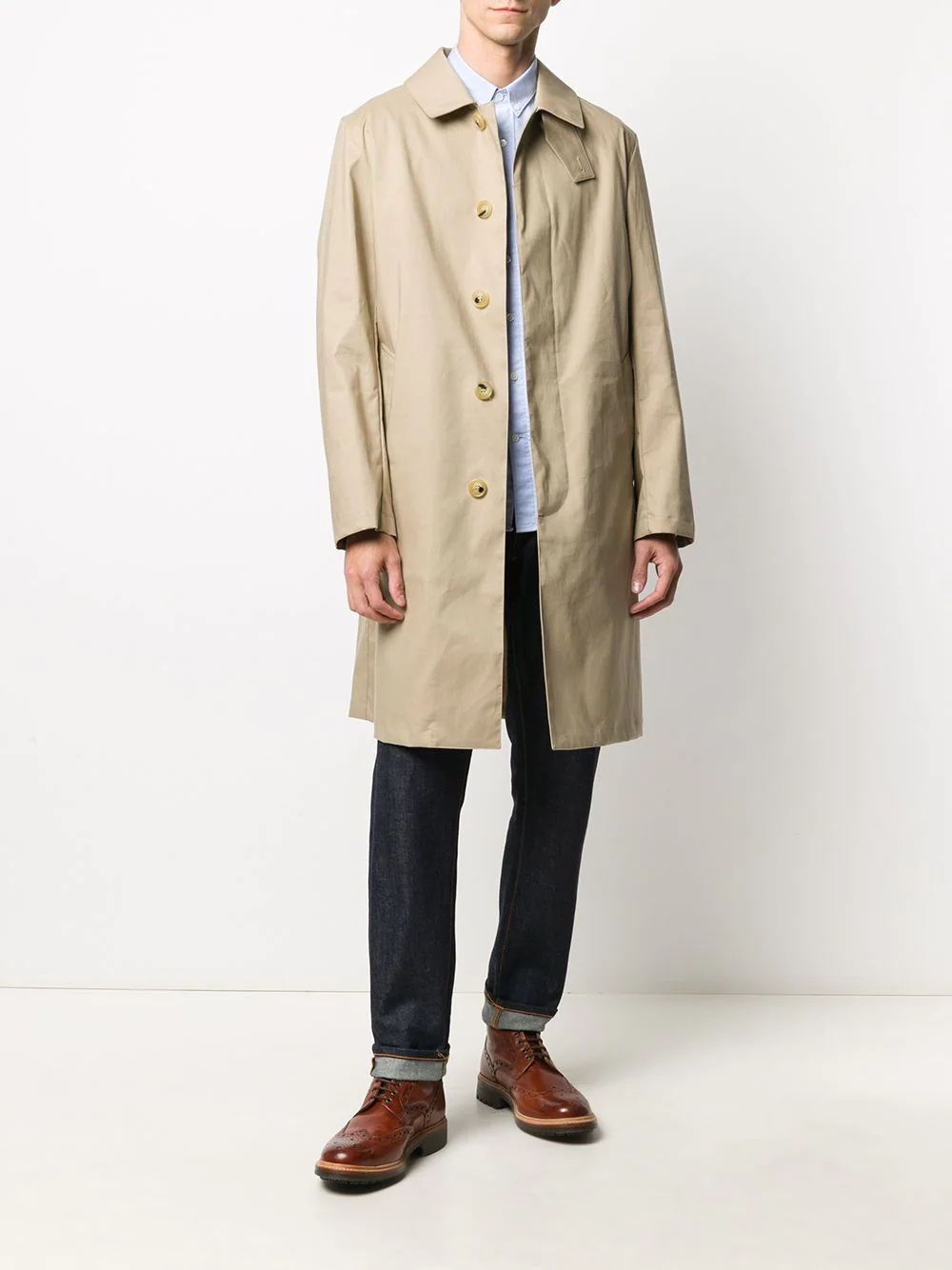 MANCHESTER single-breasted car coat - 2