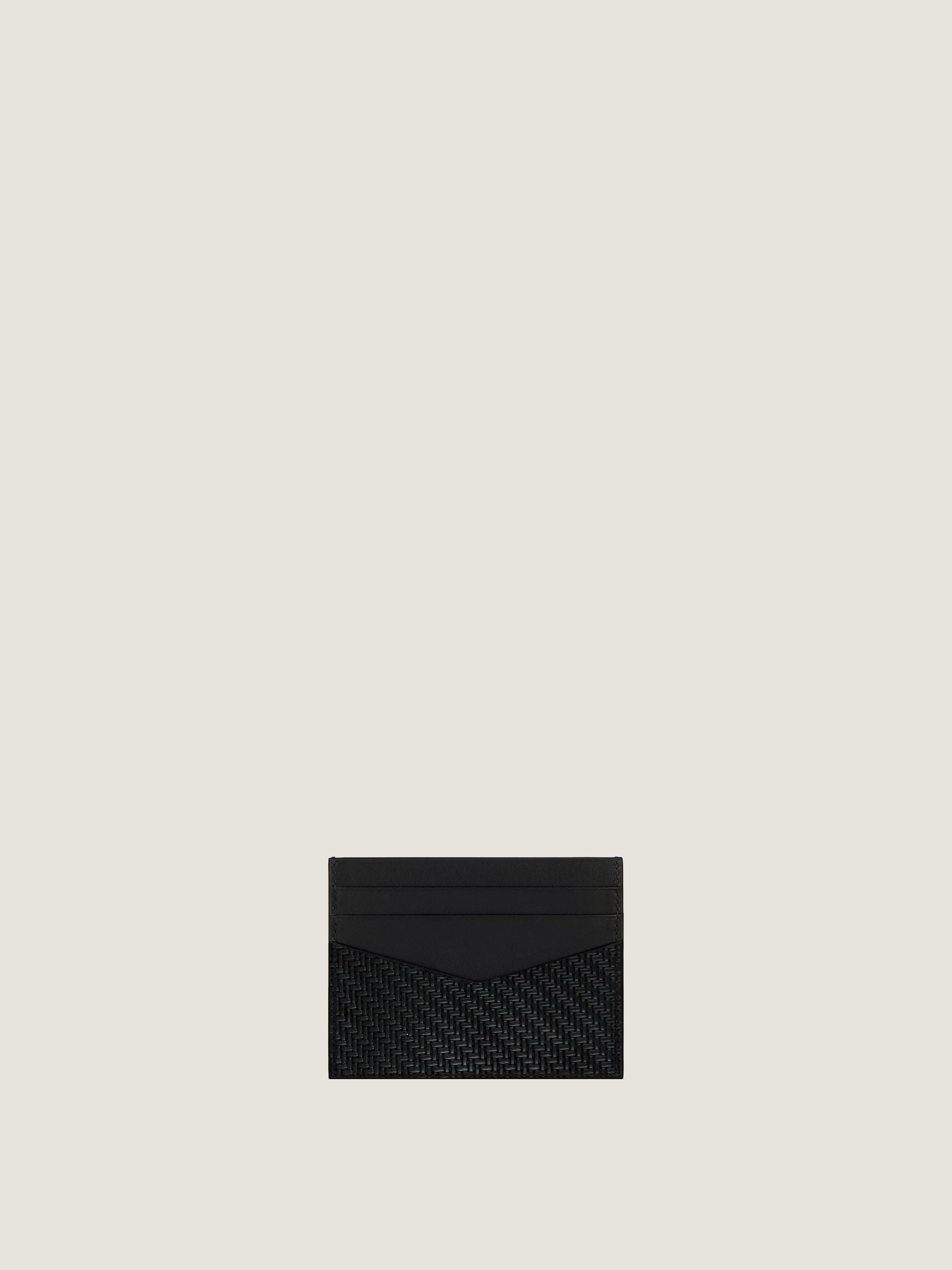 GIVENCHY CARD HOLDER IN BRAIDED-EFFECT LEATHER - 2
