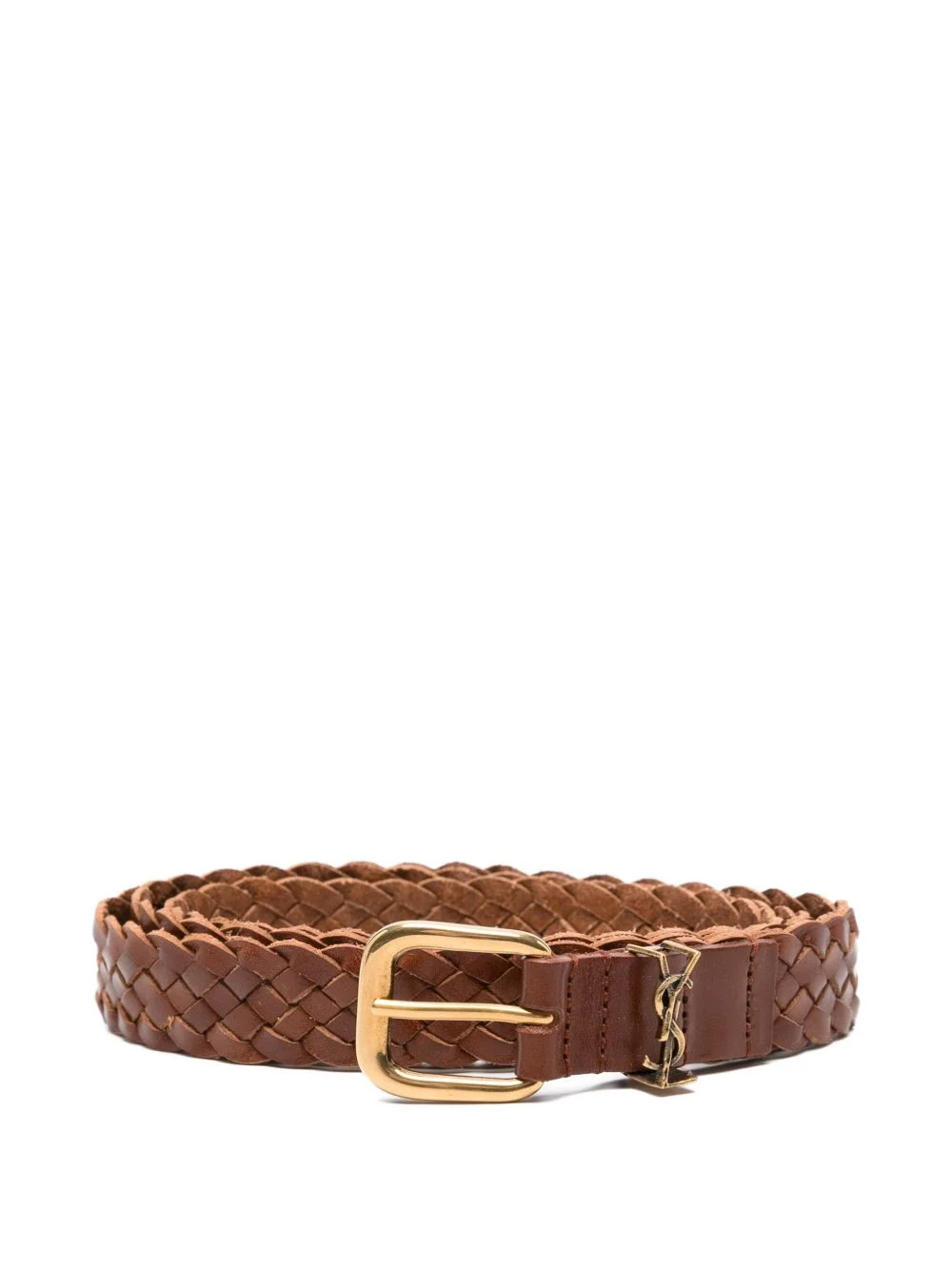 braided buckle belt - 1