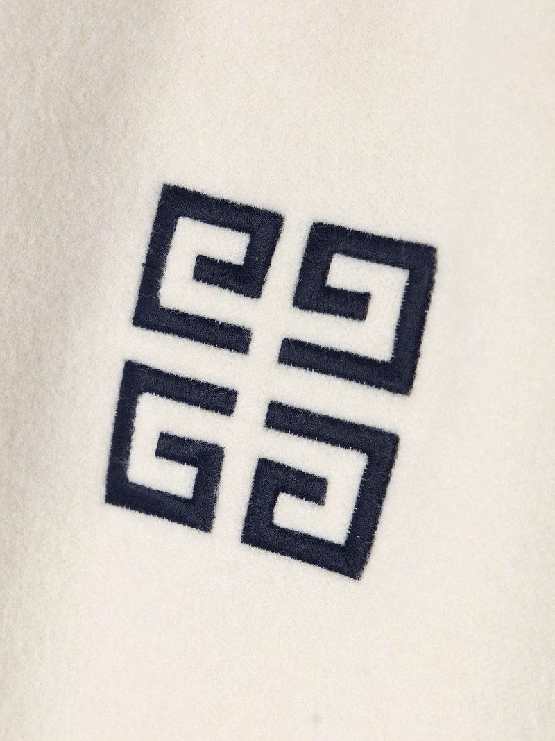 Embroidered padded wool-felt bomber jacket 5