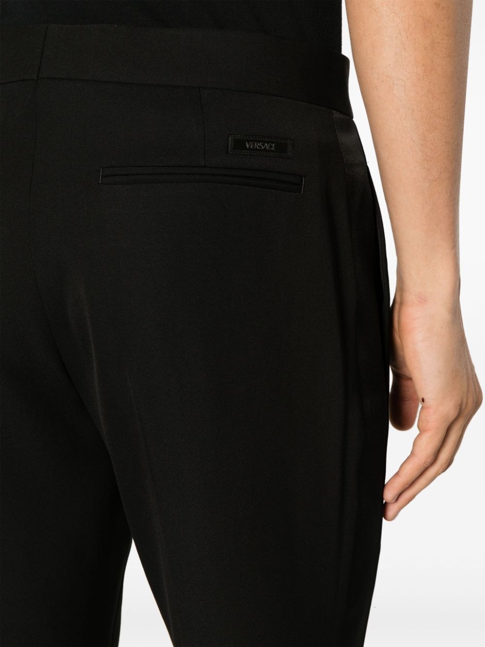 straight-leg wool trousers - 5