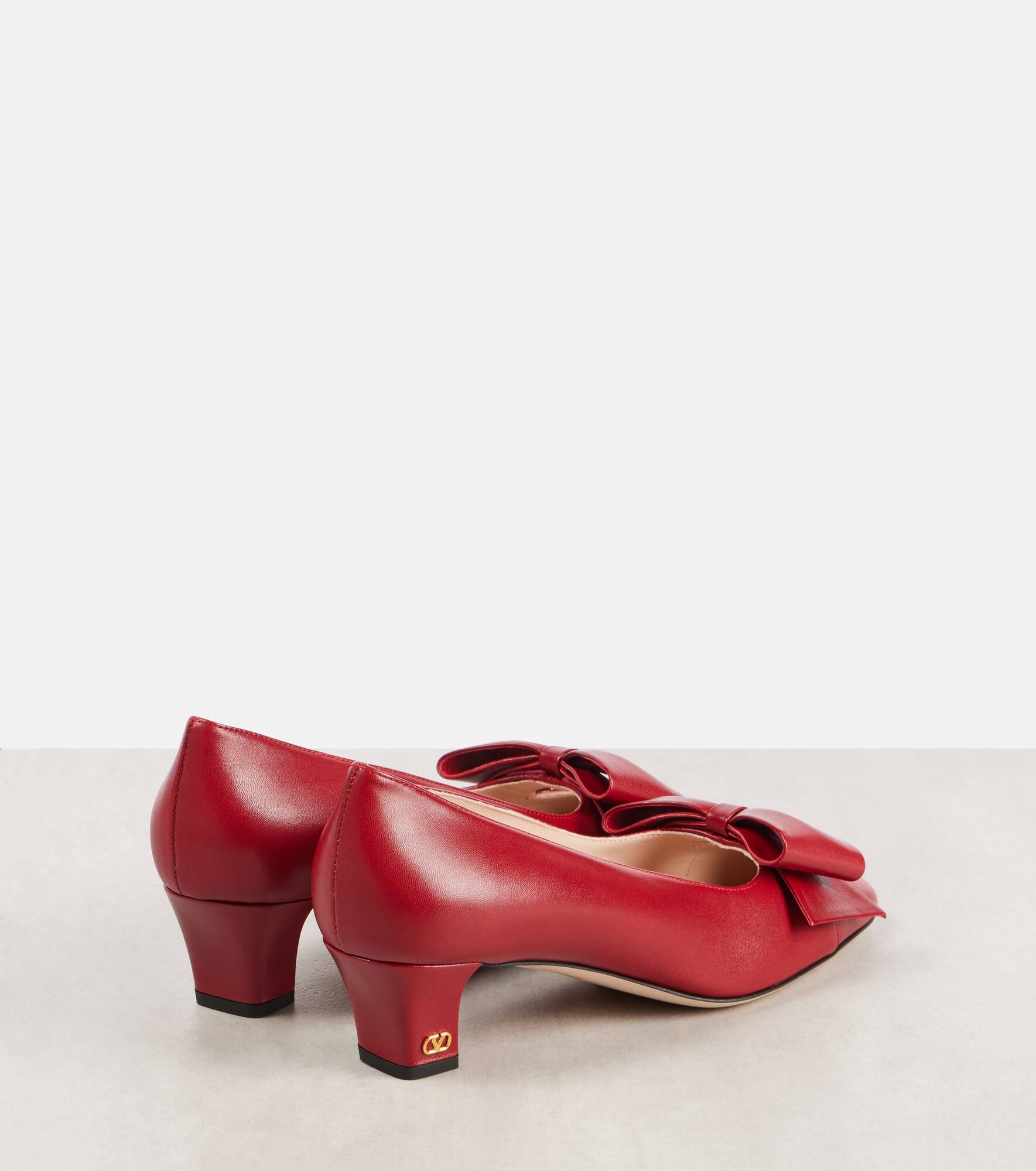 Bowow 45 bow-detail leather pumps - 2