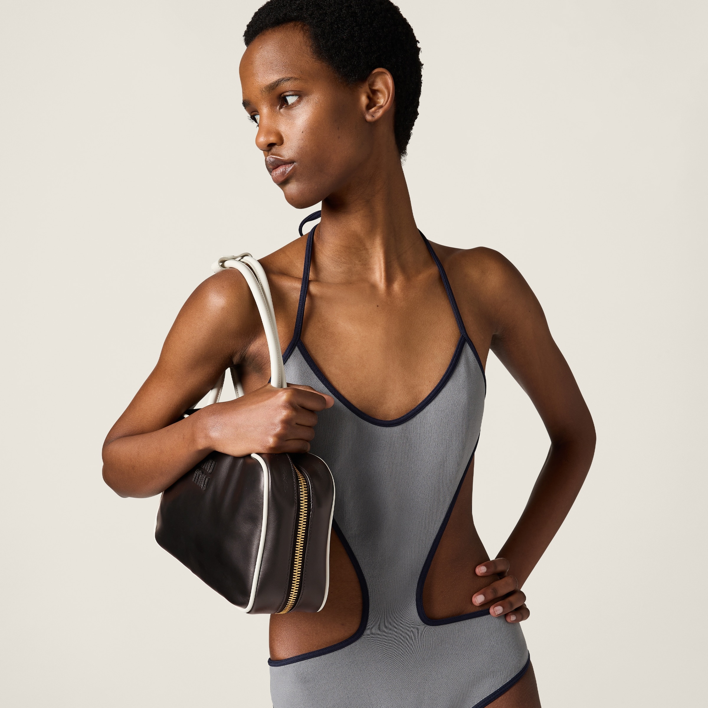 Technical knit swimsuit - 5