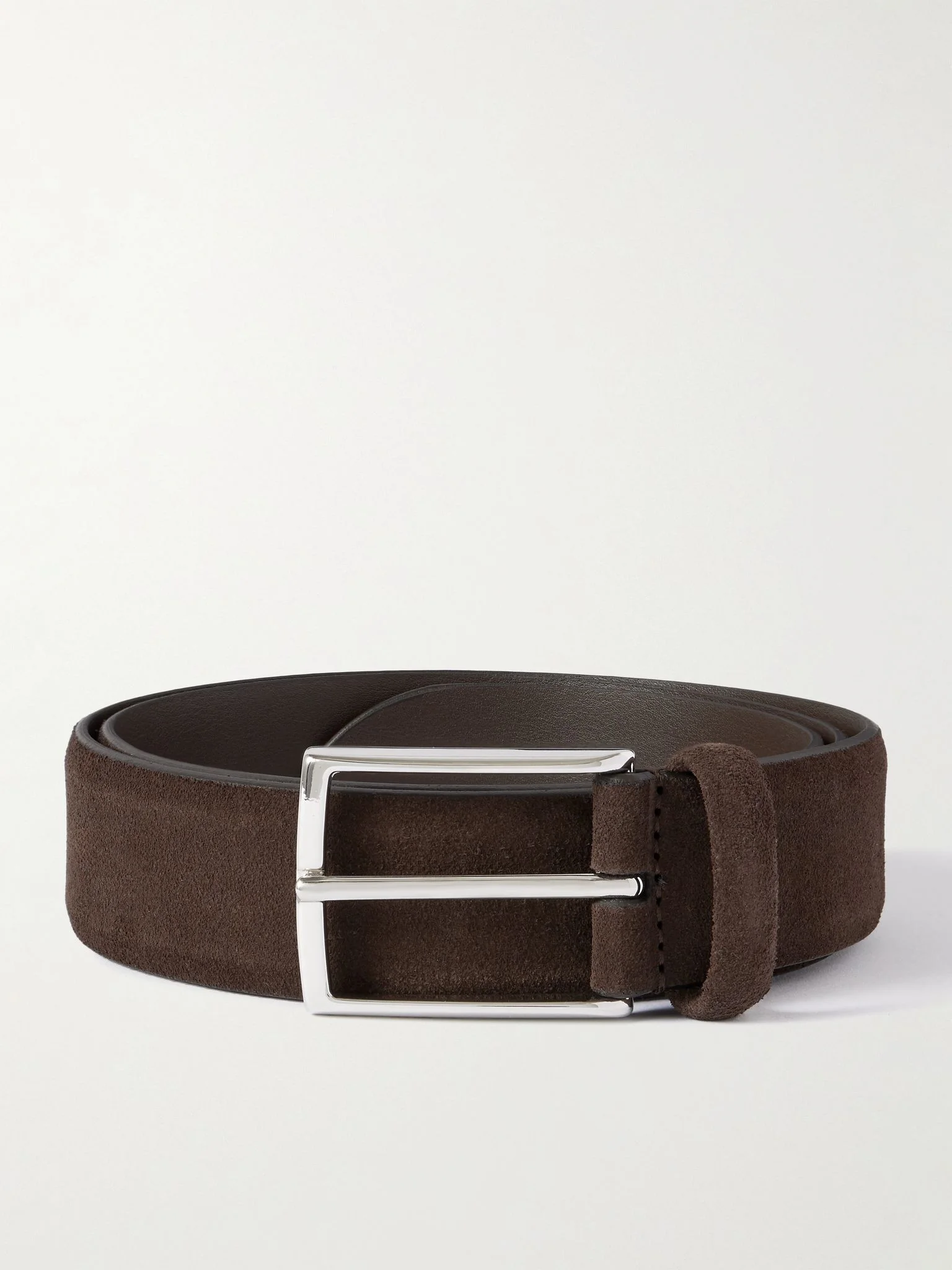 Suede Belt Brown - 1