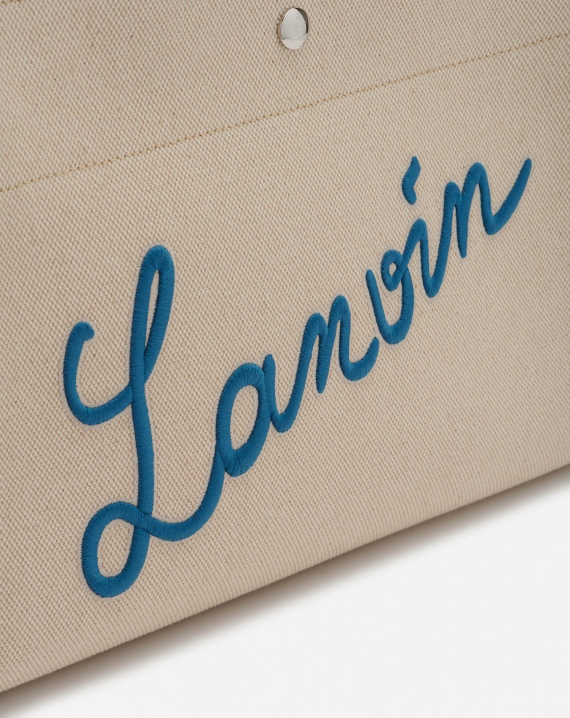 EMBROIDERED CANVAS IN&OUT BAG SM - 7