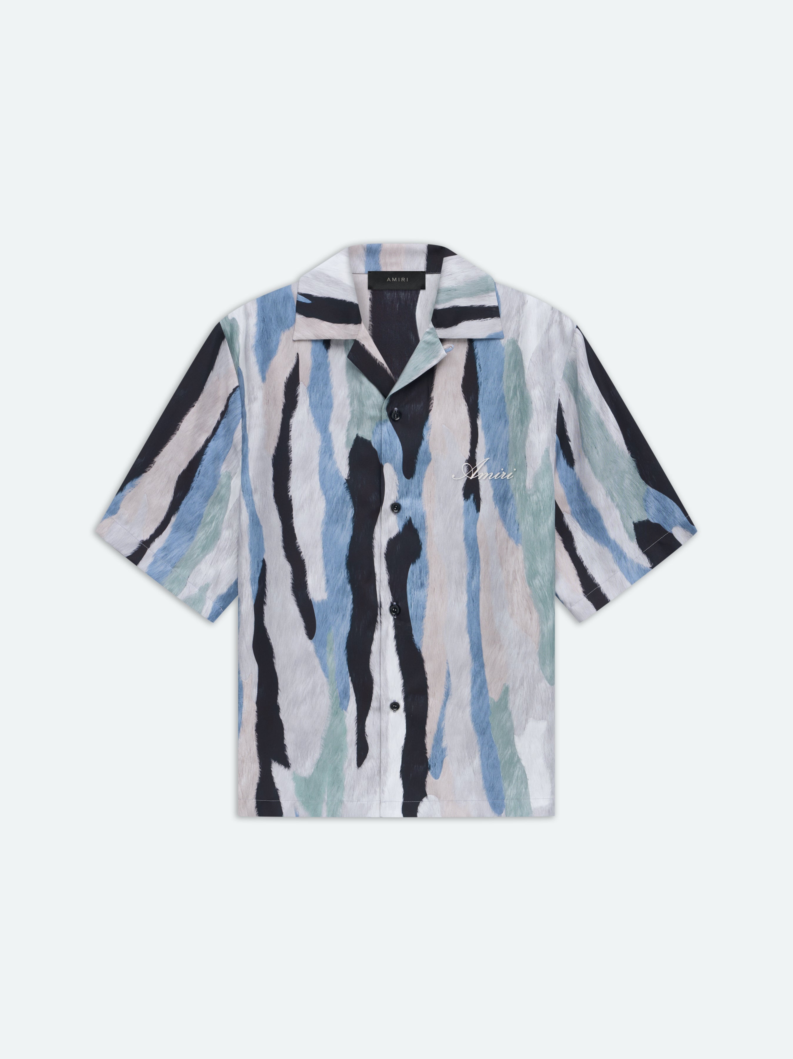 STREAK FUR SHORT SLEEVE SHIRT - 1