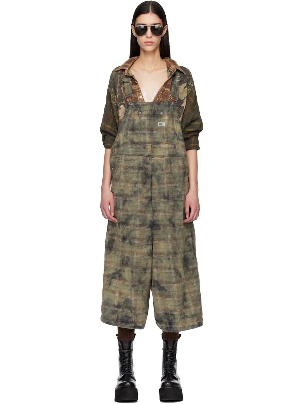 Khaki Jumbo Overalls - 1
