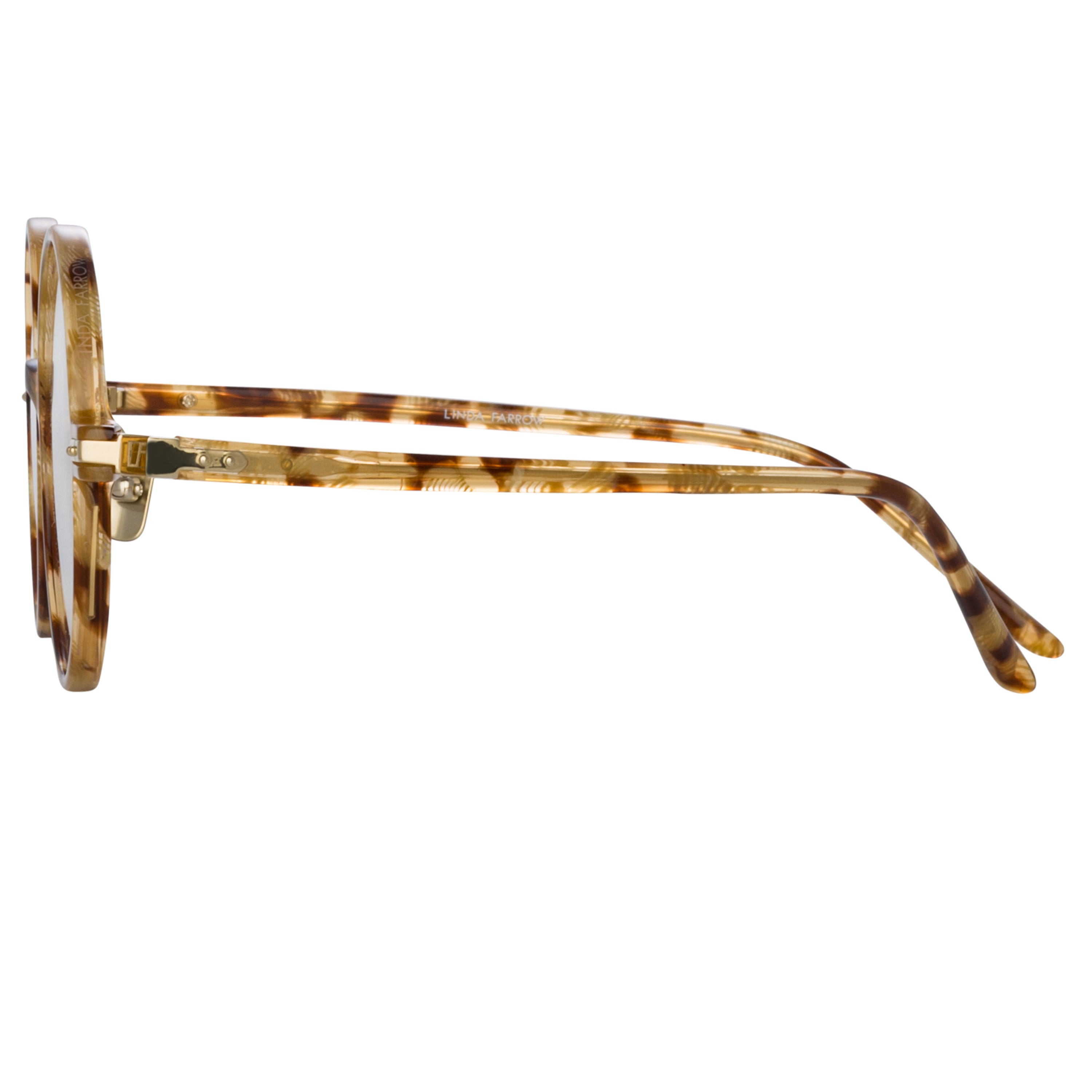 SPIRE ROUND OPTICAL FRAME IN TOBACCO TORTOISESHELL - 4