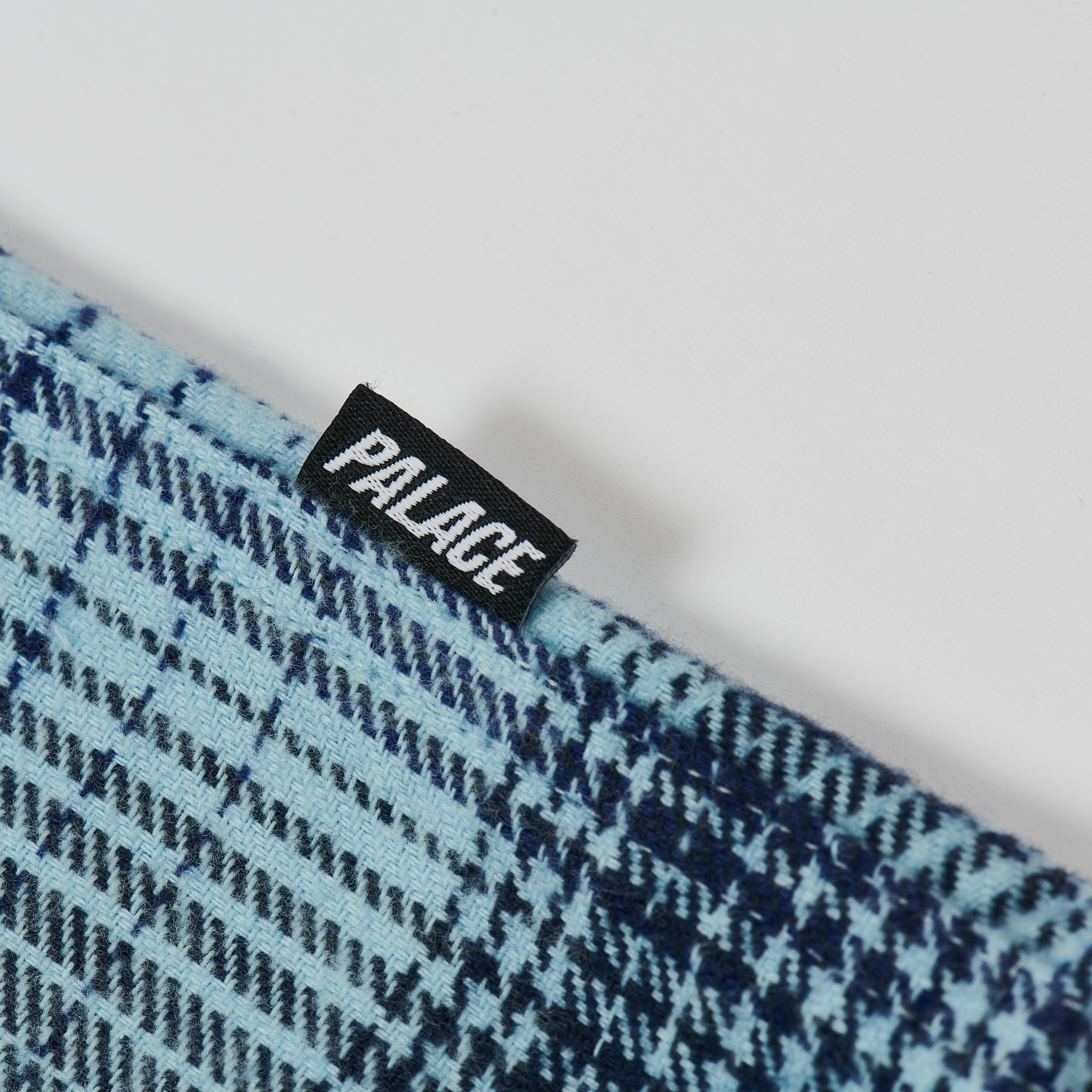 BRUSHED FLANNEL DROP SHOULDER SHIRT BLUE - 3