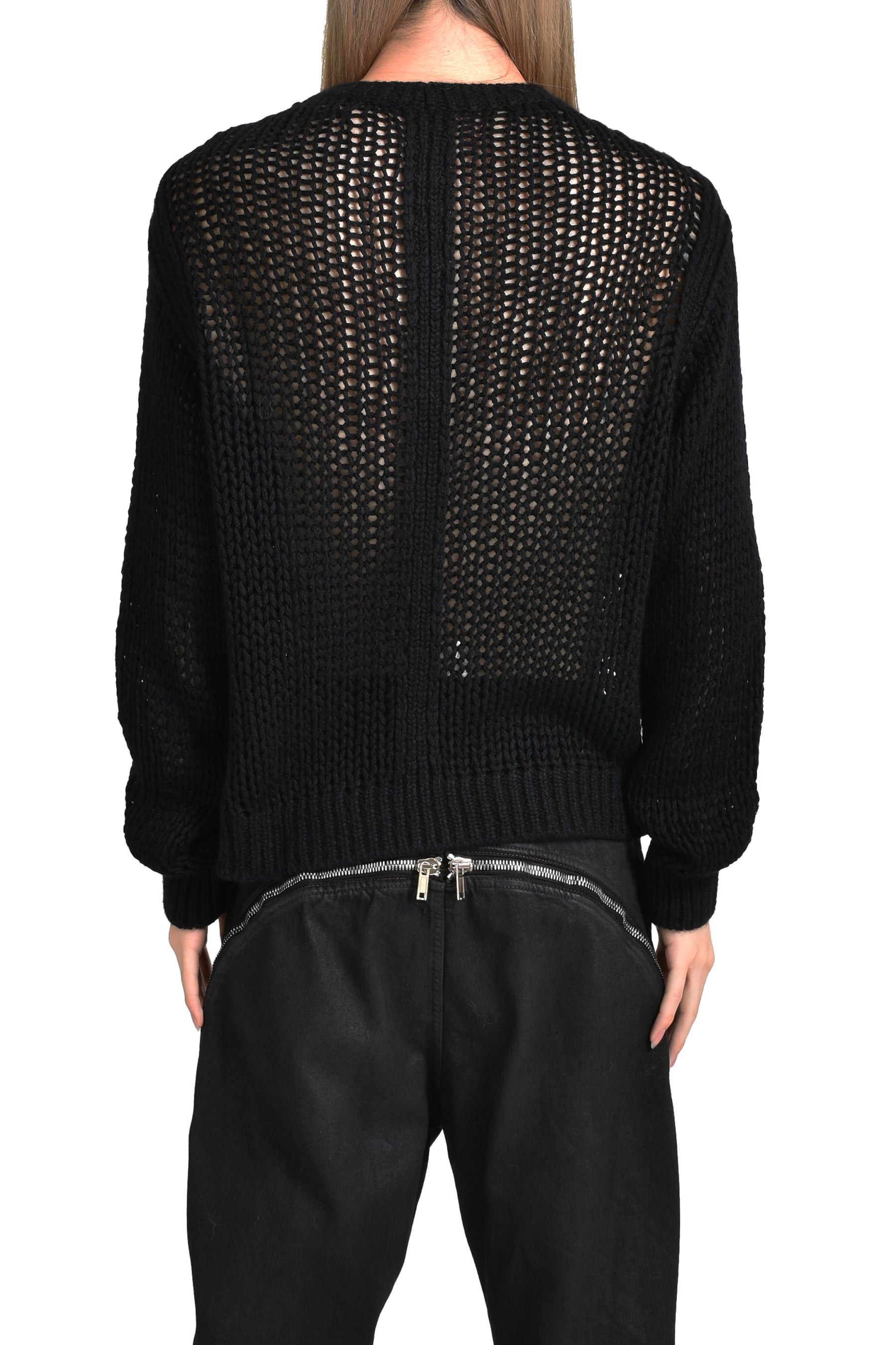 OVERSIZED LS ROUND NECK / BLK - 2