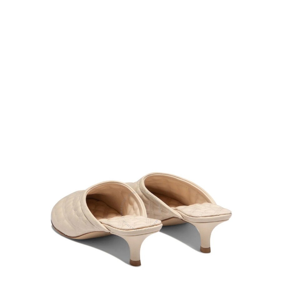 Burberry Embroidered Quilted Mules - 4