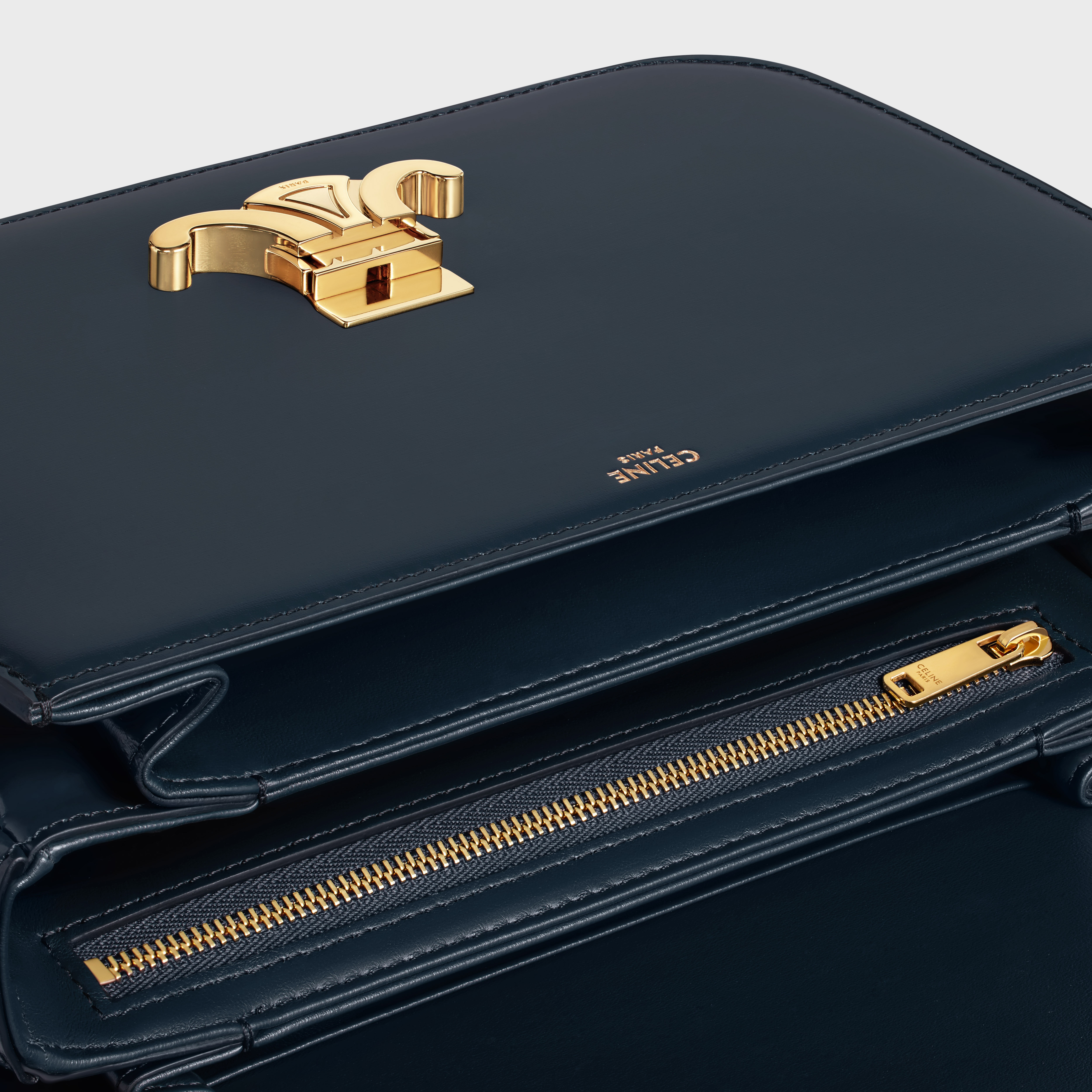 Classique Triomphe Bag in shiny calfskin - 4