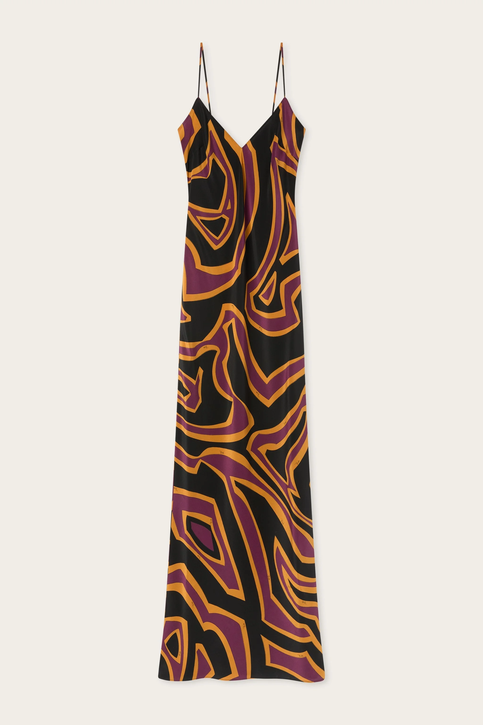 LABIRINTO PRINT CRÊPE DE CHINE DRESS - 1