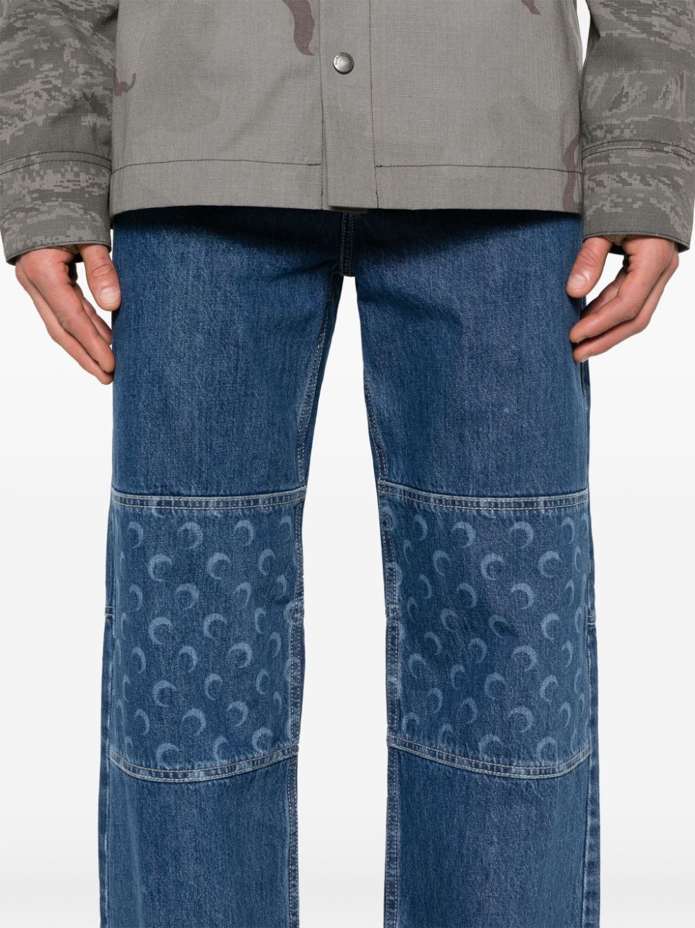 Regenerated wide-leg jeans - 5