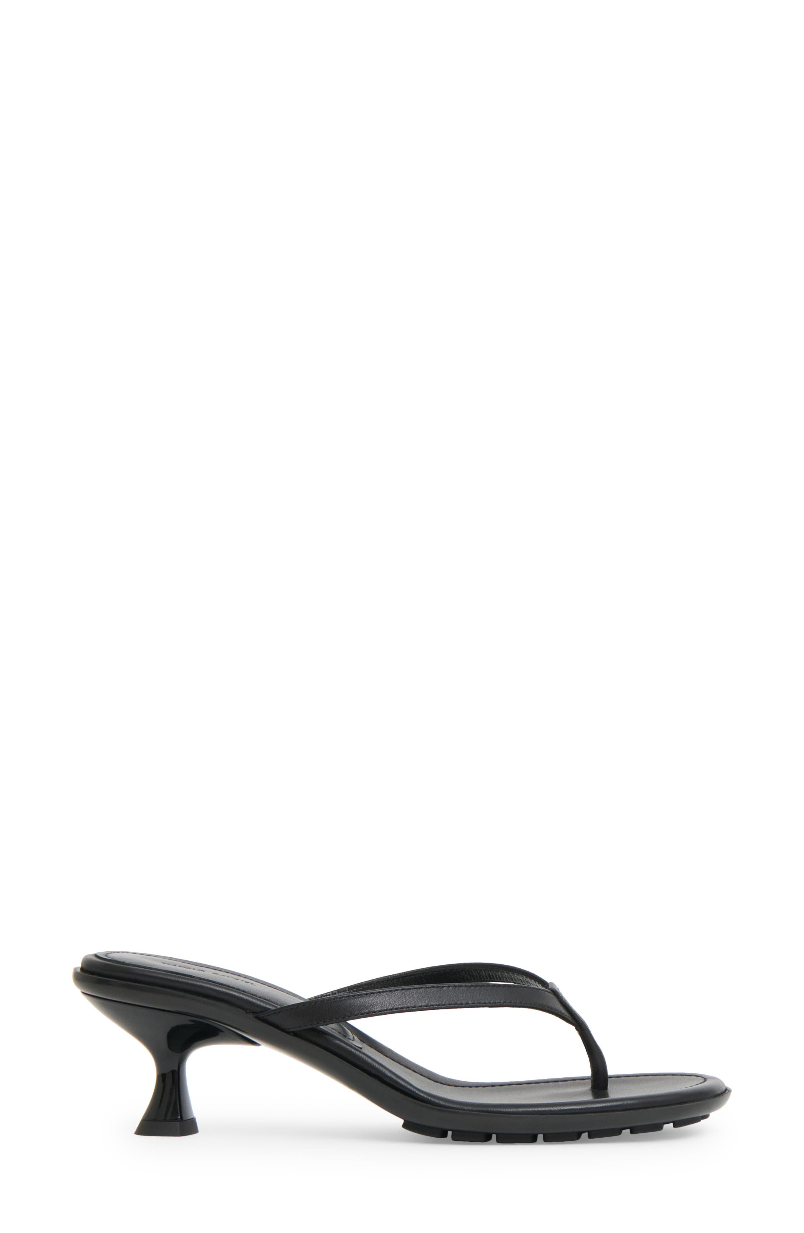 Mansur Gavriel Mari Kitten Heel Sandal in Black at Nordstrom - 3
