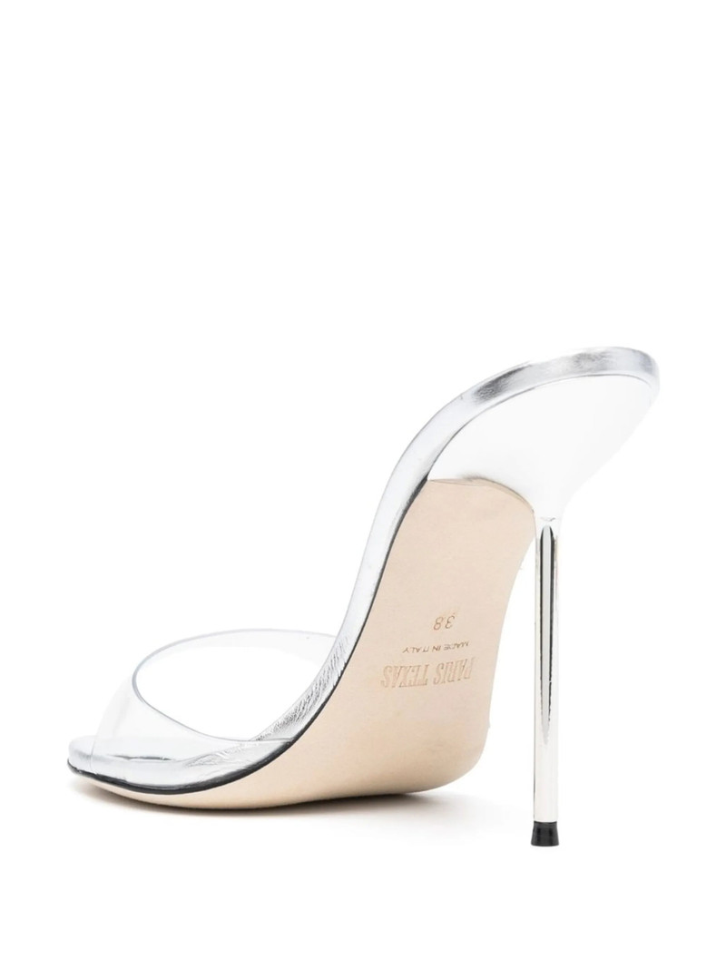 PARIS TEXAS Paris Texas Lidia 120mm Sheer-strap Mules outlook