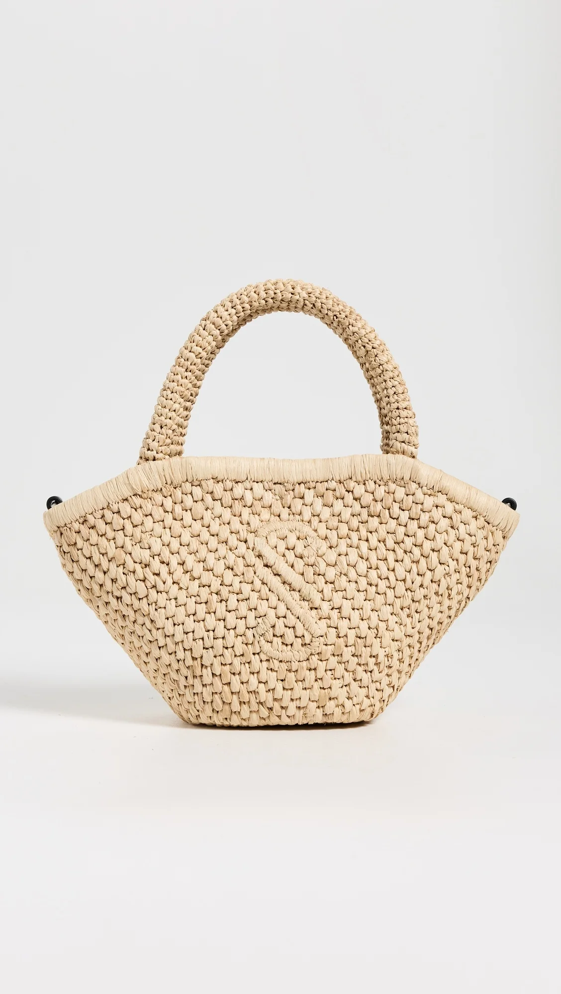 Small Chelsea Tote in Natural Raffia - 1