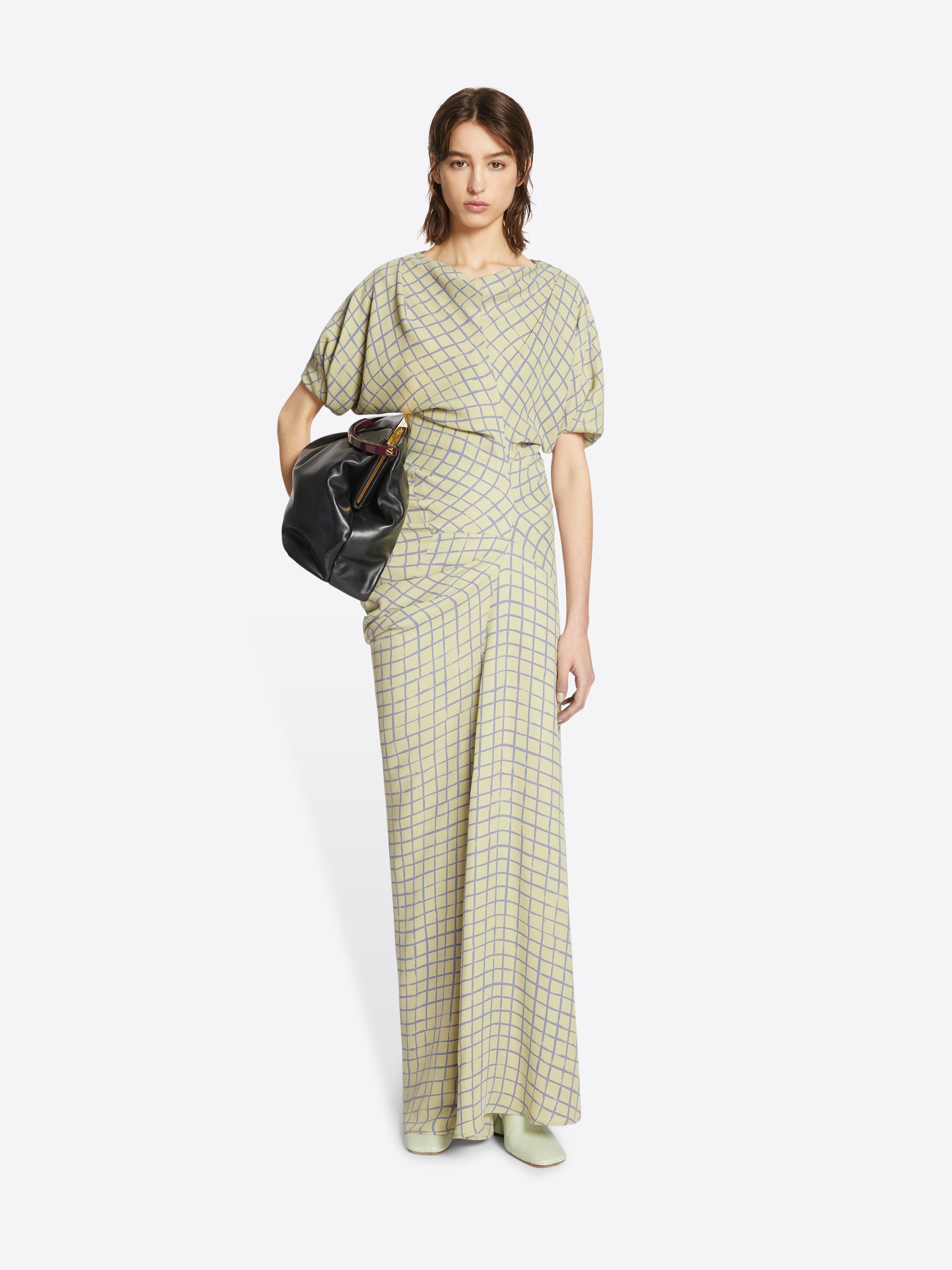 LONG DRAPED DRESS - 2