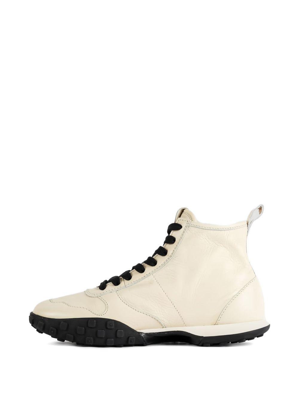 Moon high-top leather sneakers - 4