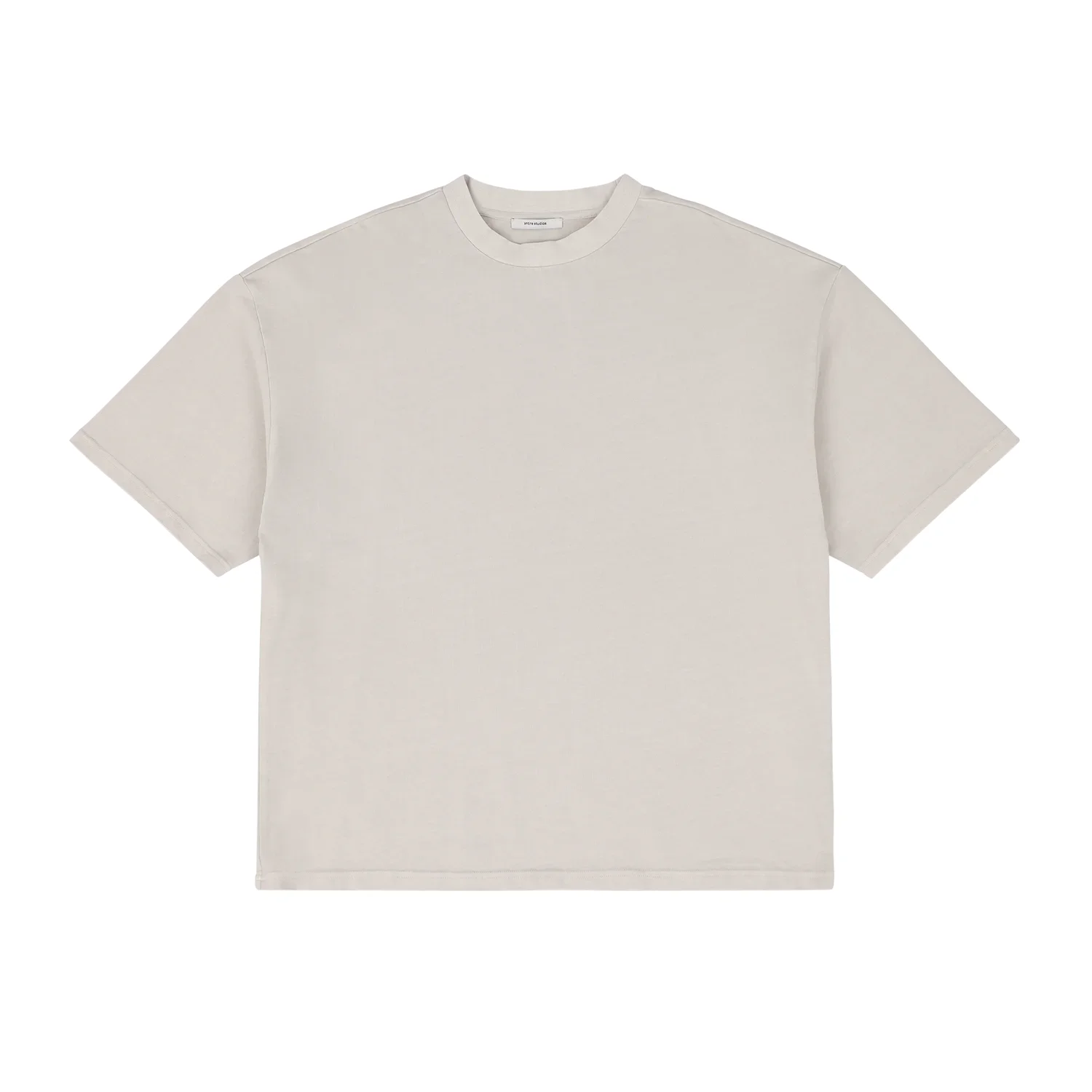 HEAVY BOXY TEE OFF WHITE - 1