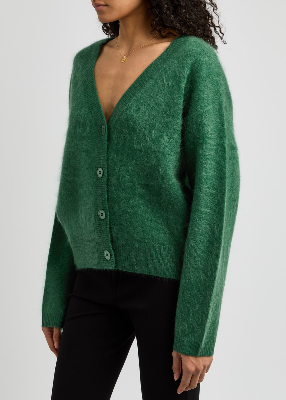 Dorothee Schumacher Fluffy Statements Brushed Wool-blend Cardigan - 2