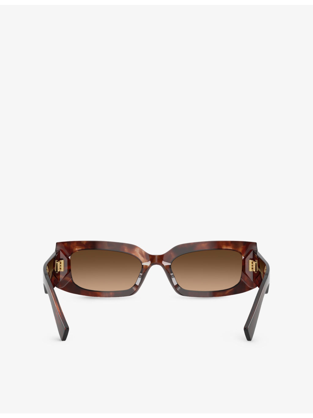 DG4479 Rectangle-Frame Tortoiseshell Acetate Sunglasses - 4