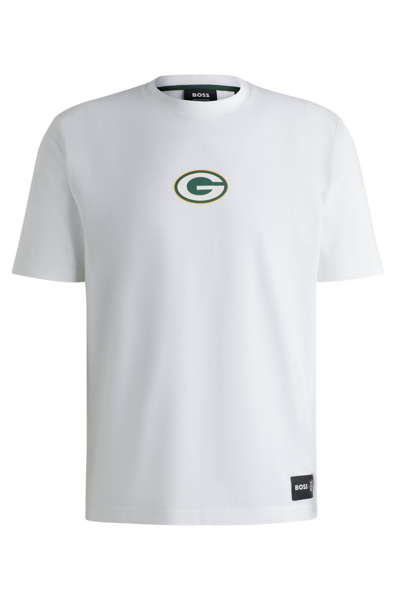 BOSS X NFL STRETCH-COTTON T-SHIRT WITH SPECIAL BRANDING 1
