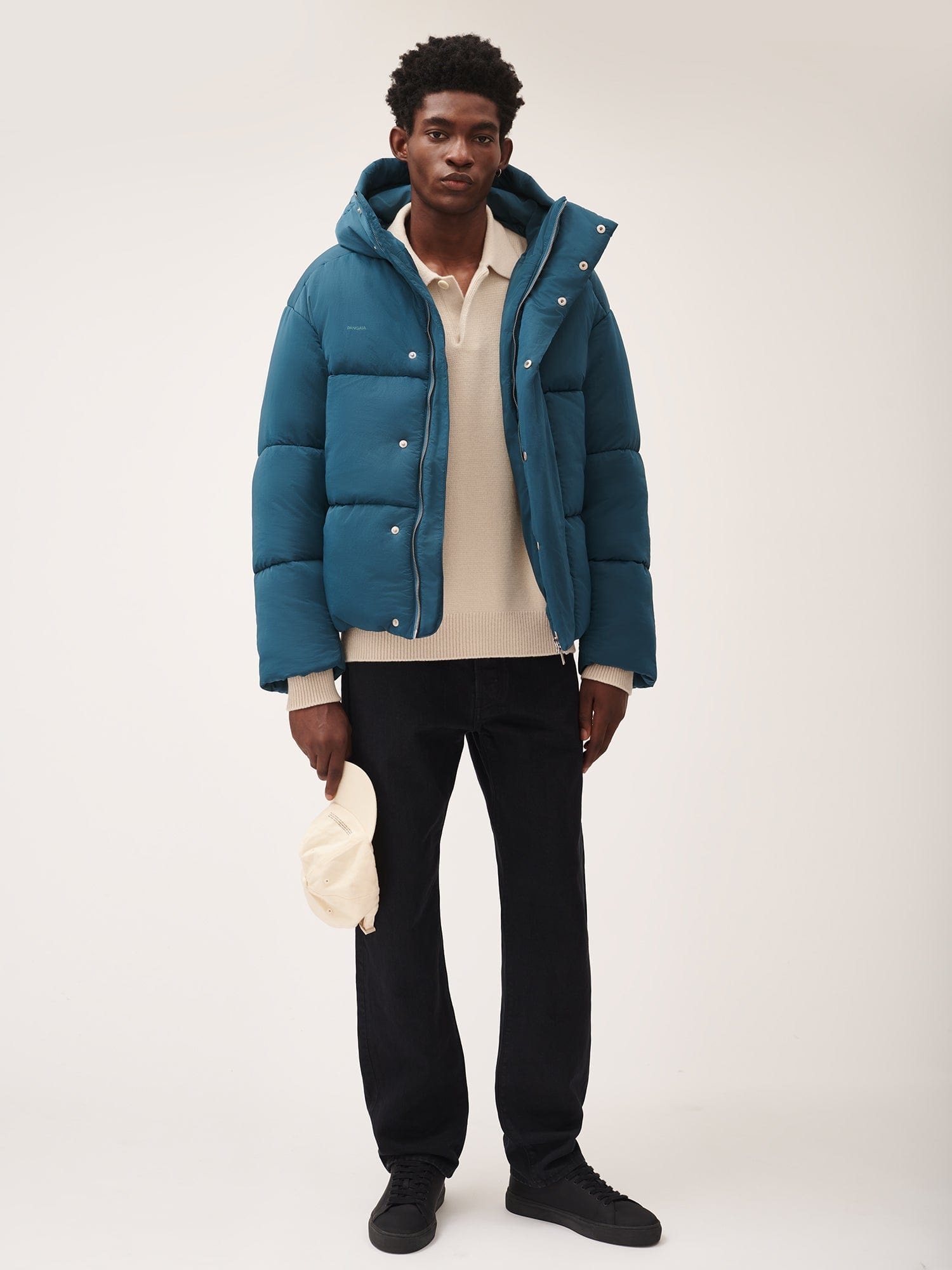 Men’s Flower-Warmth Recycled Nylon Puffer - Storm Blue - 6