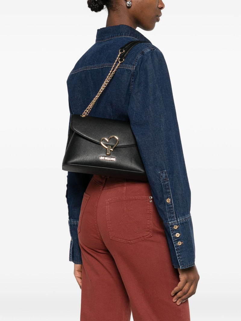 Moschino heart charm chain shoulder bag outlook