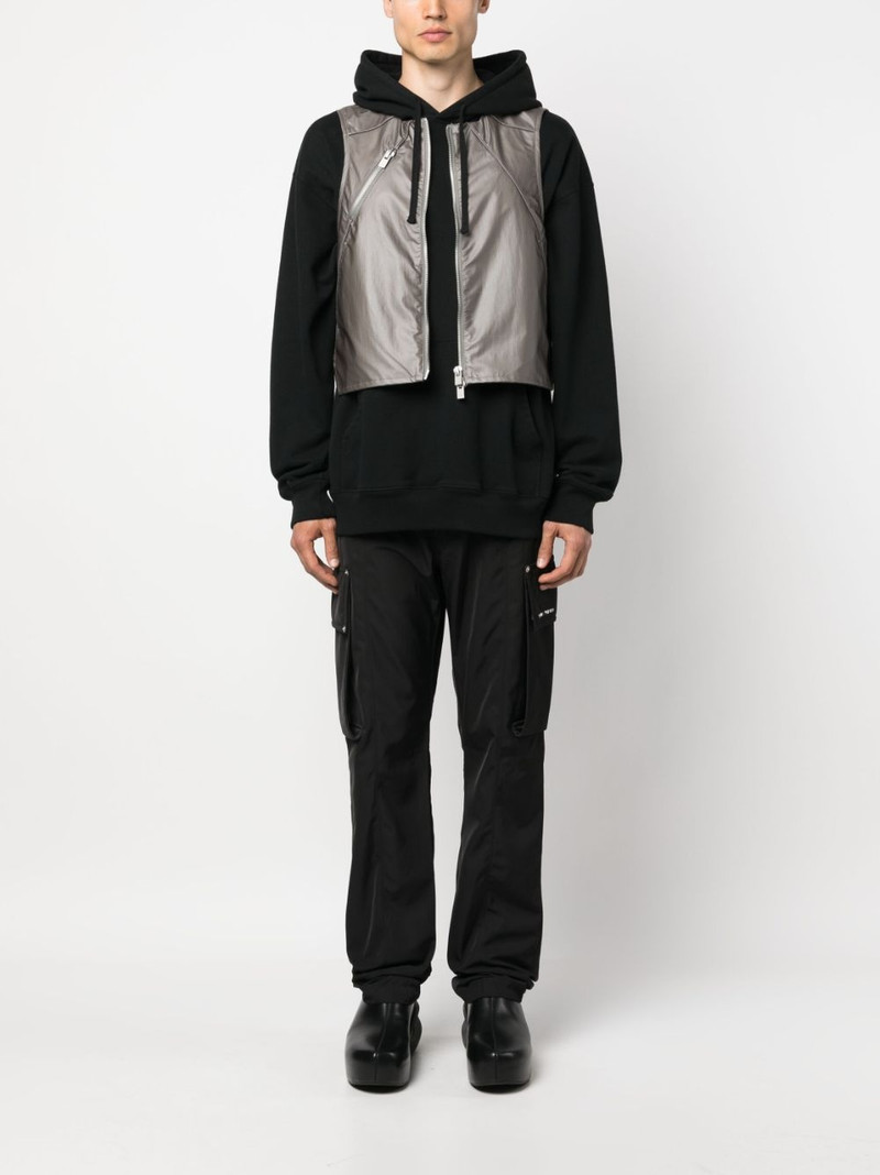 HELIOT EMIL™ high-low hem zip-up gilet outlook