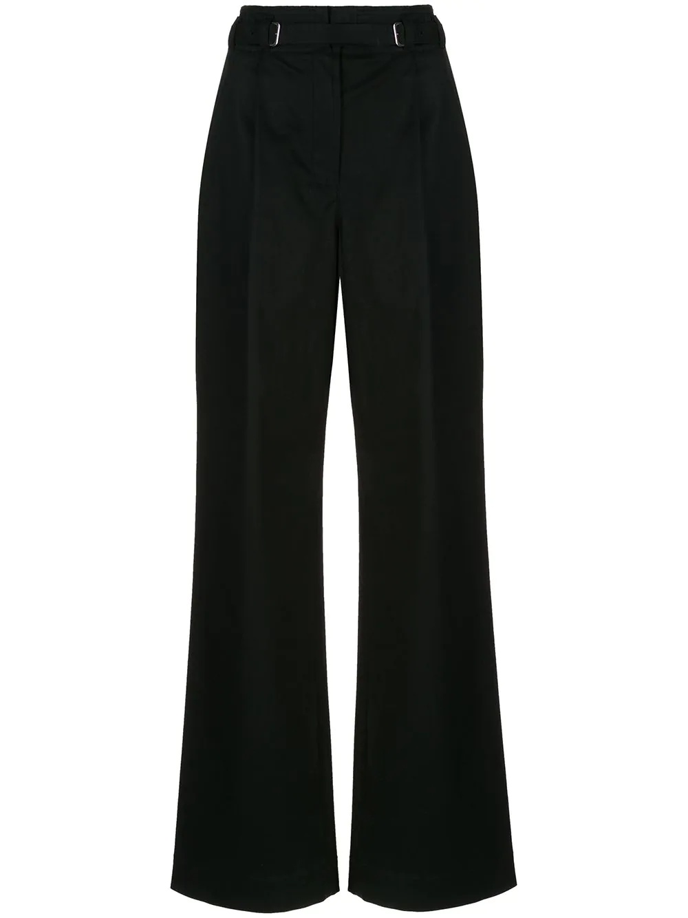 belted loose trousers - 1