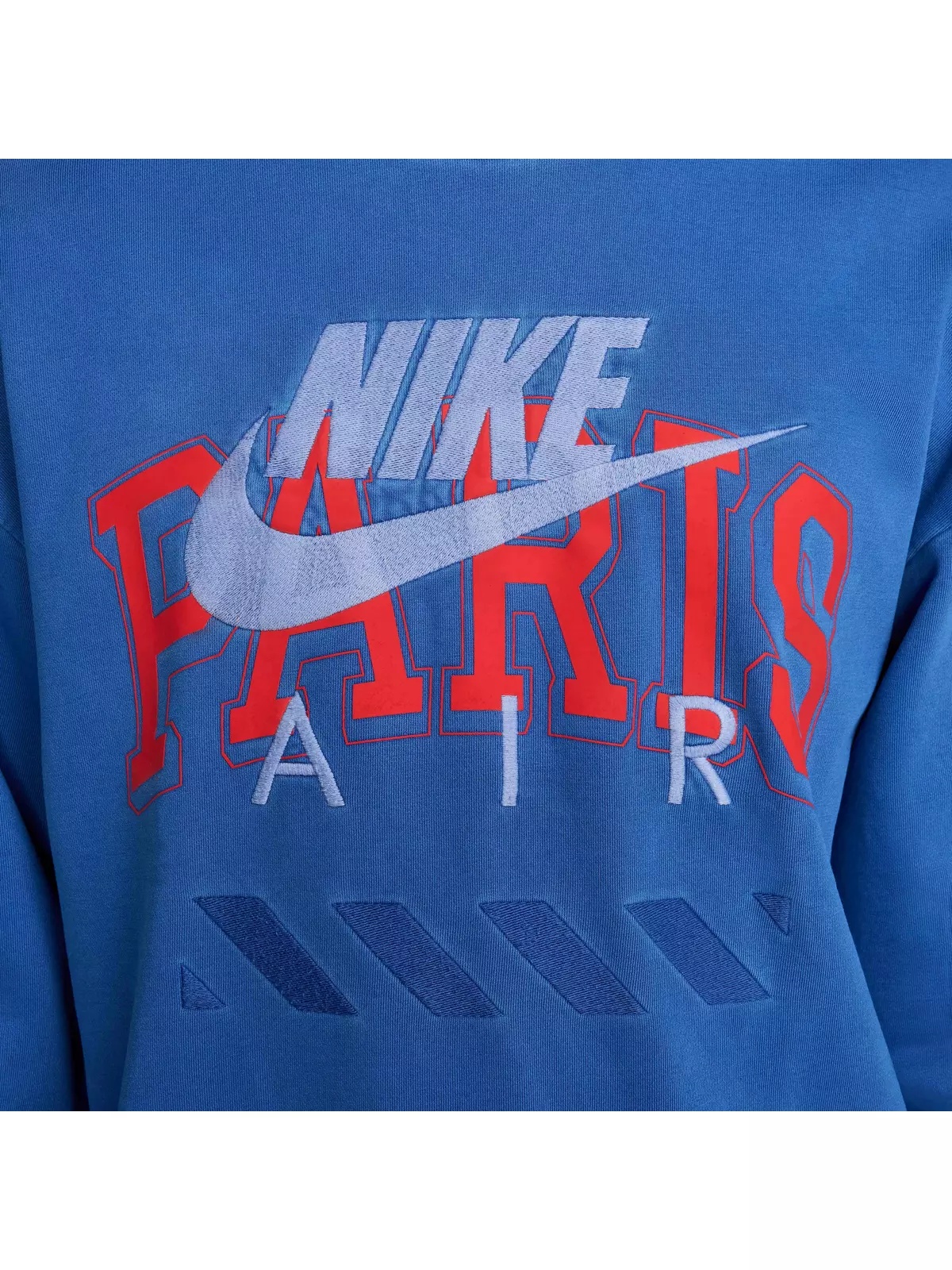 Air Men's "Paris" Fleece Crew -Blue - 4
