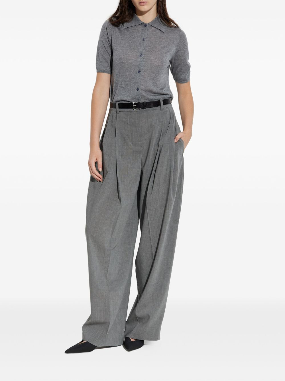 short-sleeve polo top - 2