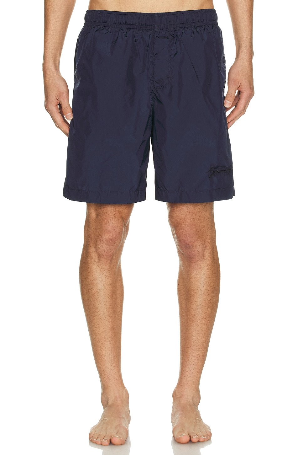 Logo Embroidery Swim Shorts - 4