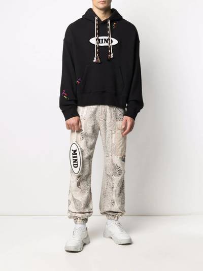 Palm Angels x Missoni Mind graphic logo embroidered hoodie outlook