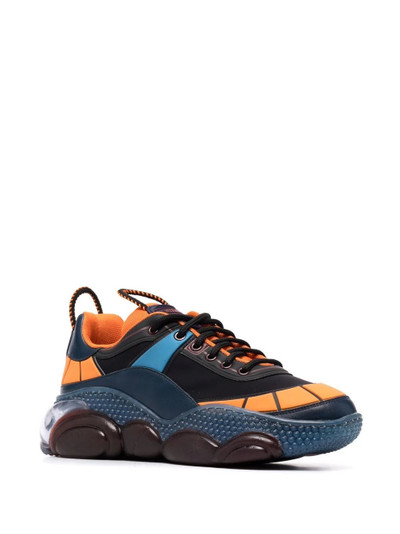 Moschino Teddy Sole colour block panelled sneakers outlook