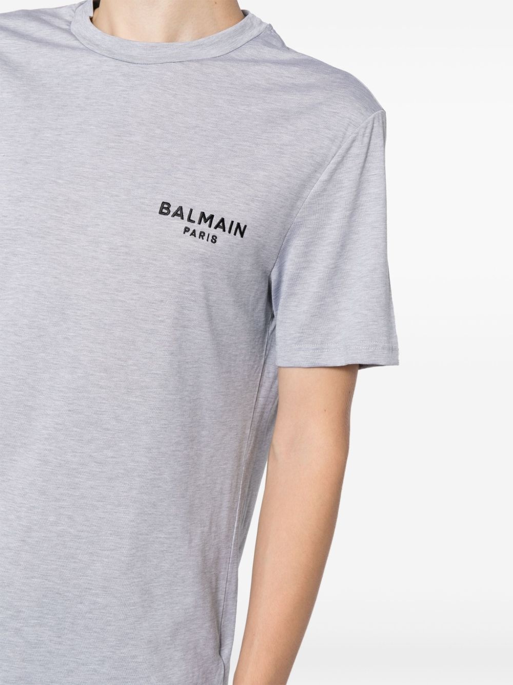 embroidered logo T-shirt - 5