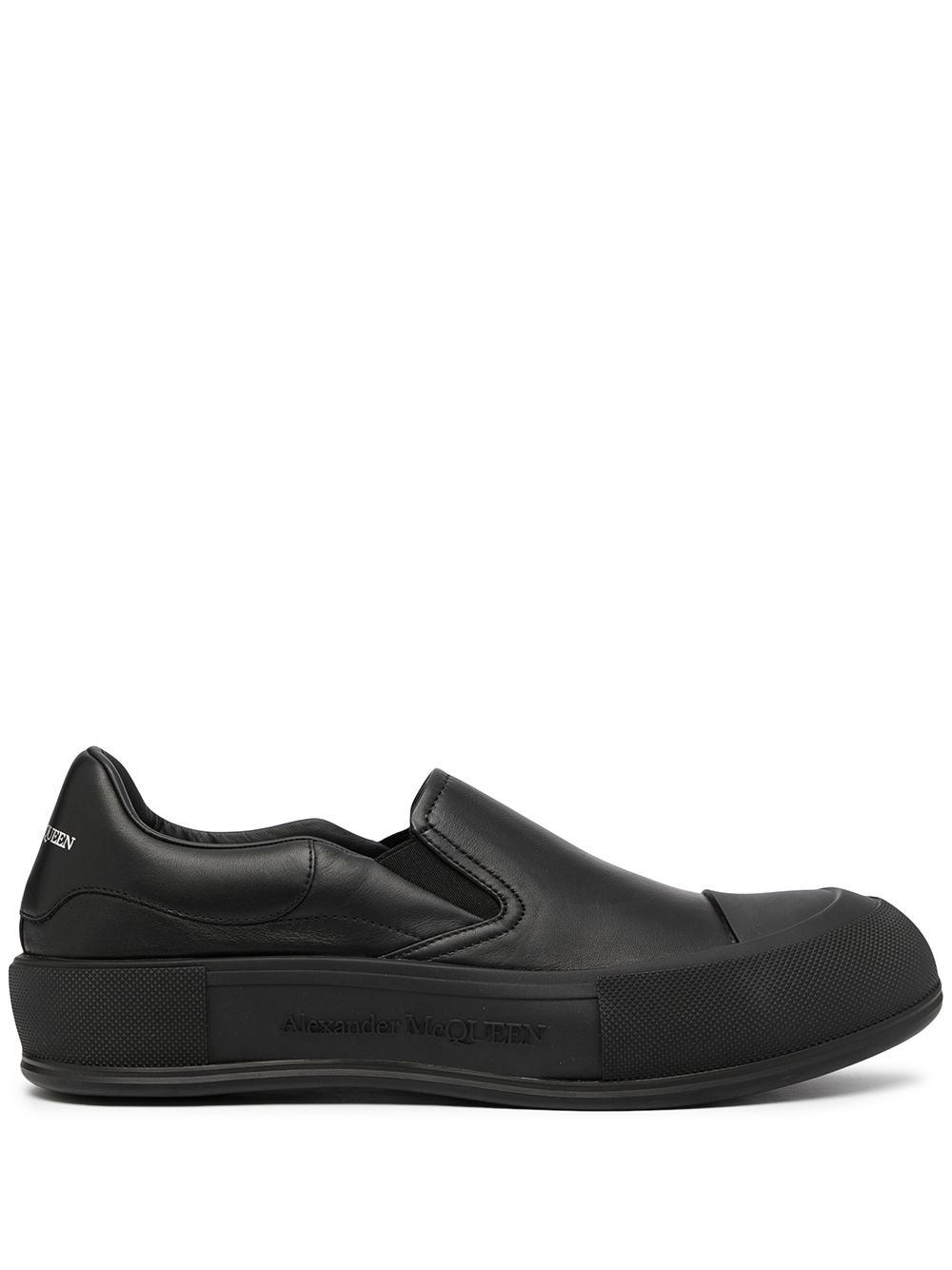 Deck laceless low-top sneakers - 1