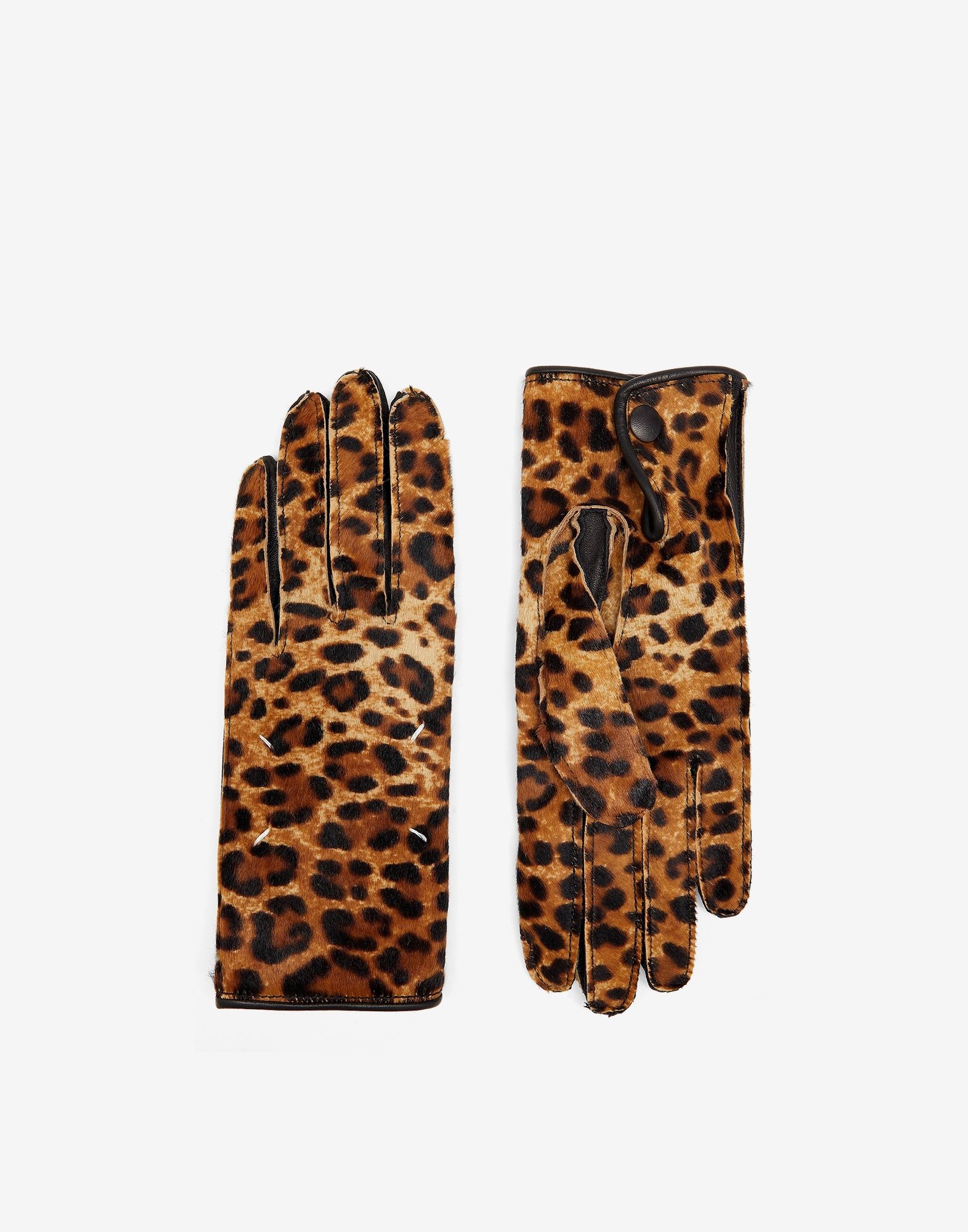 Faux pony hair gloves - 1