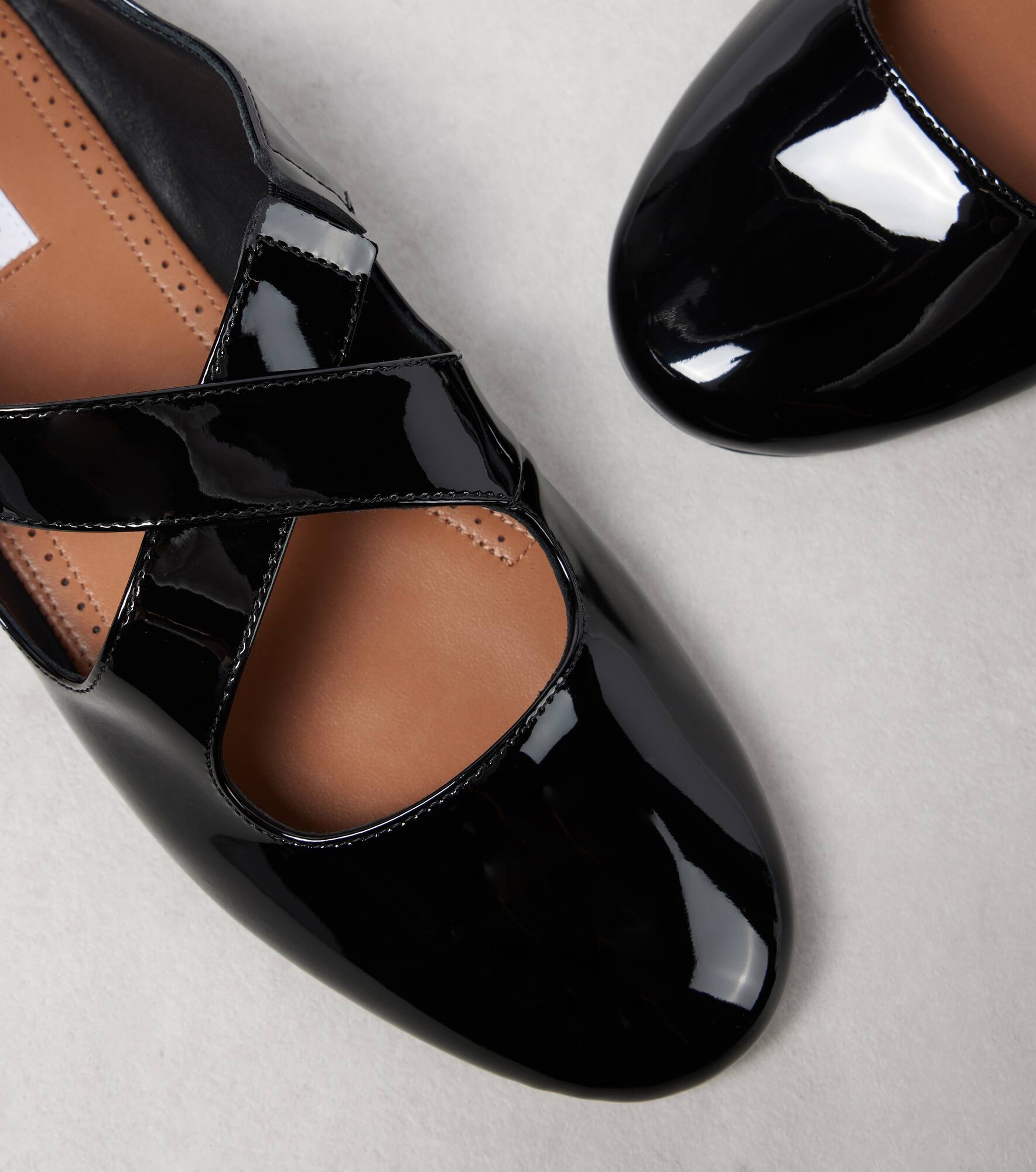 Criss Cross patent leather ballet flats - 5