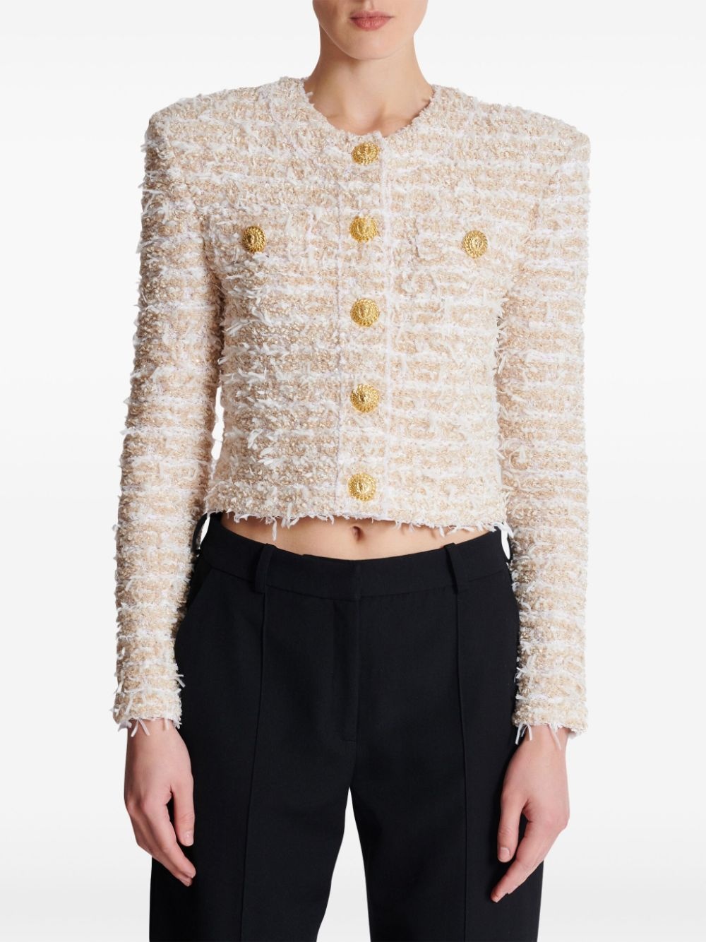 Balmain Women Cropped Jacket - 5