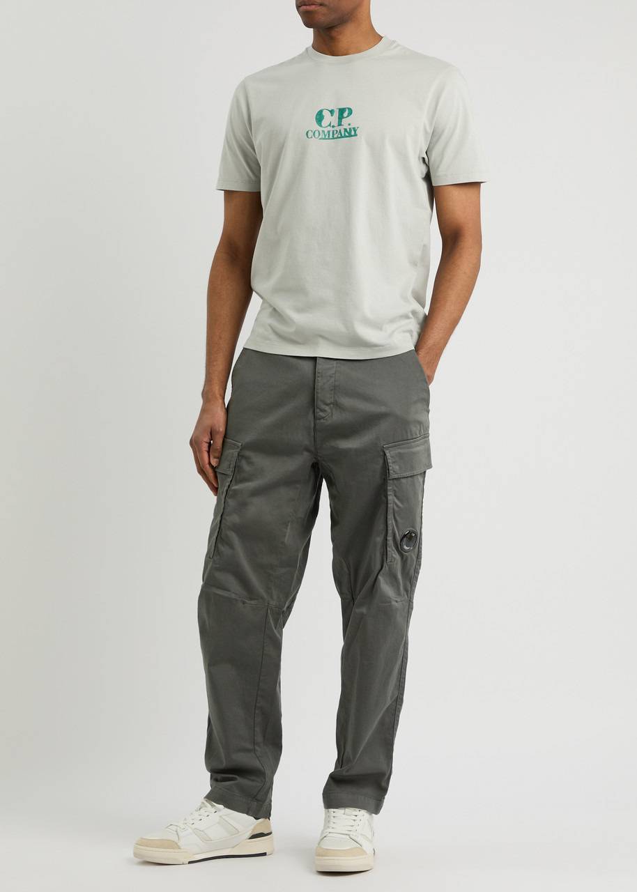 C.P. Company Straight-leg Stretch-cotton Cargo Trousers - 4
