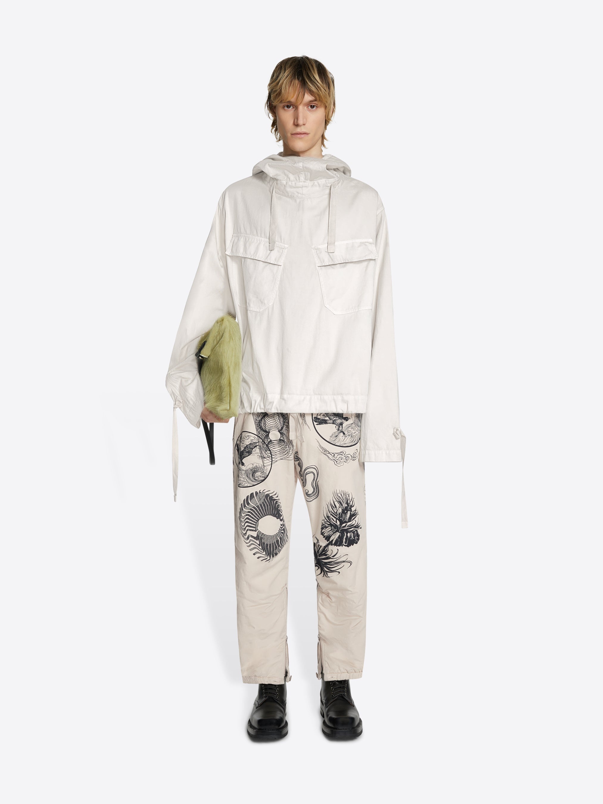HOODED COTTON SHIRT - 2