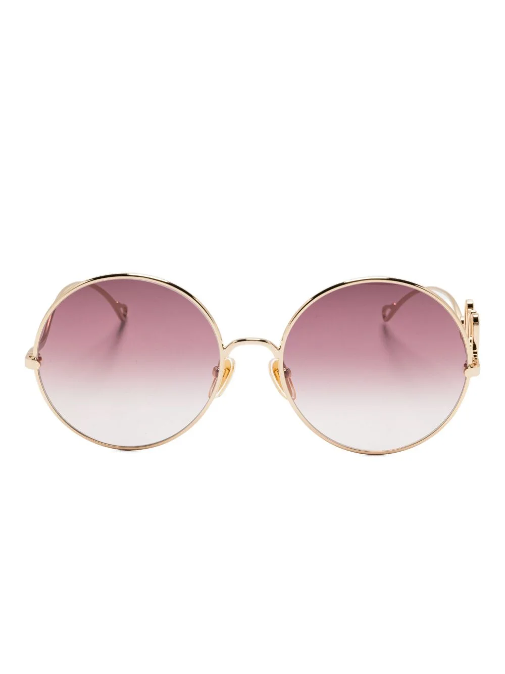 round-frame sunglasses - 1