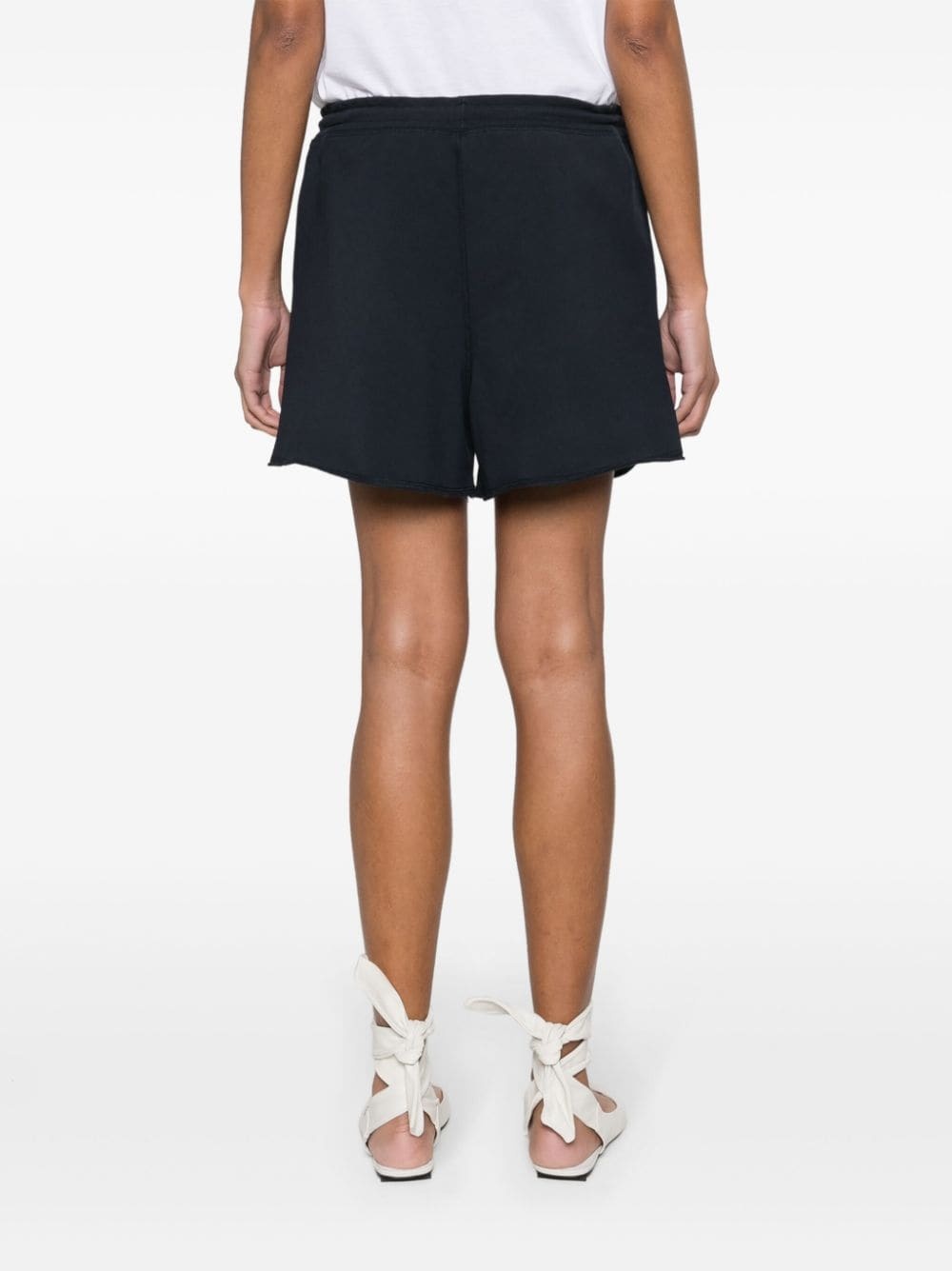 logo-embroidered track shorts - 4