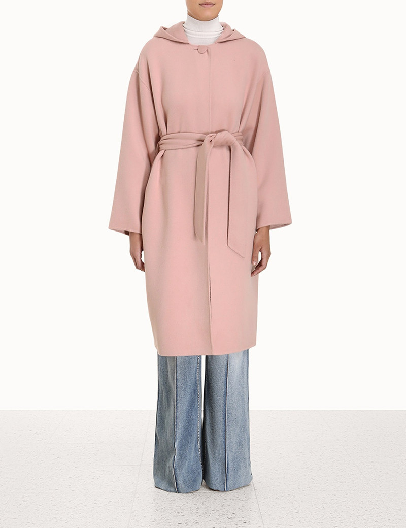 Zimmermann LUMINOSITY FELTED HOODED COAT outlook