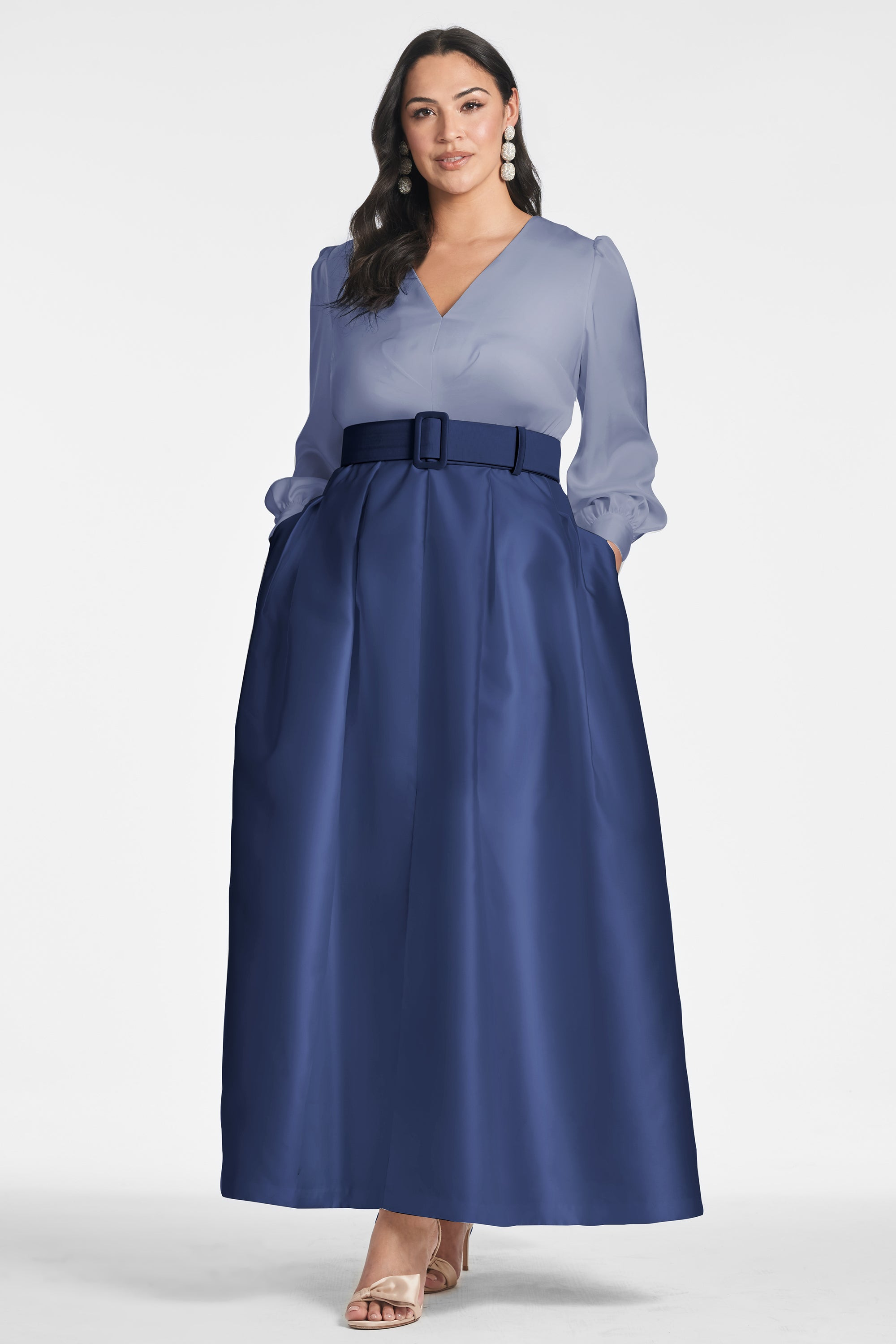 Zoe Gown - Cool Grey/Night Sky - 6