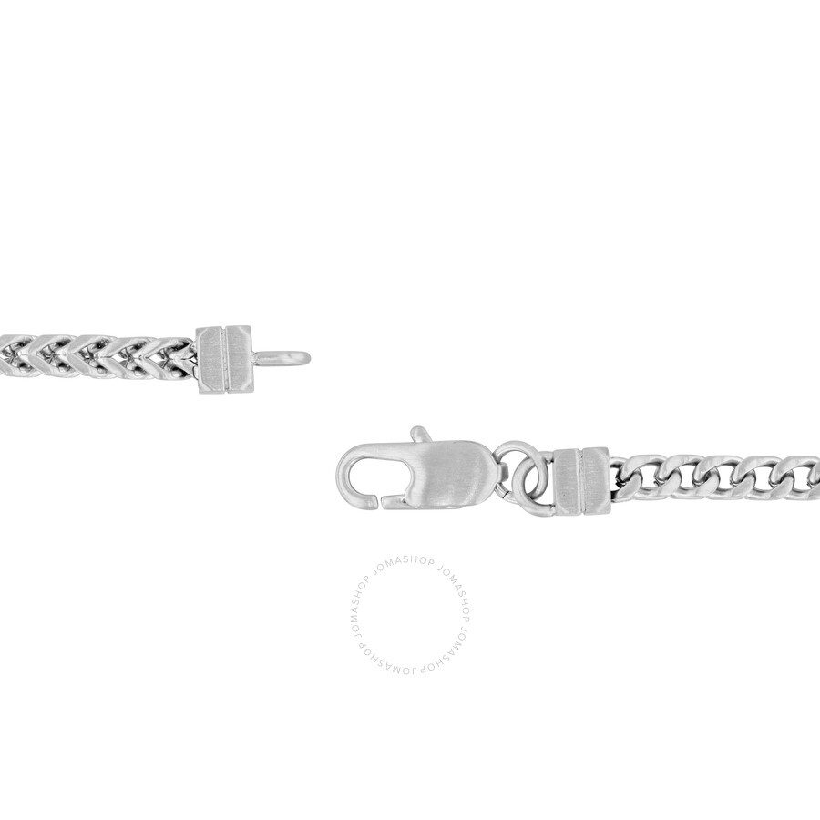 Robert Alton - Robert Alton 1/5CTW Diamond Stainless Steel & Yellow Finish ID Bracelet - 3