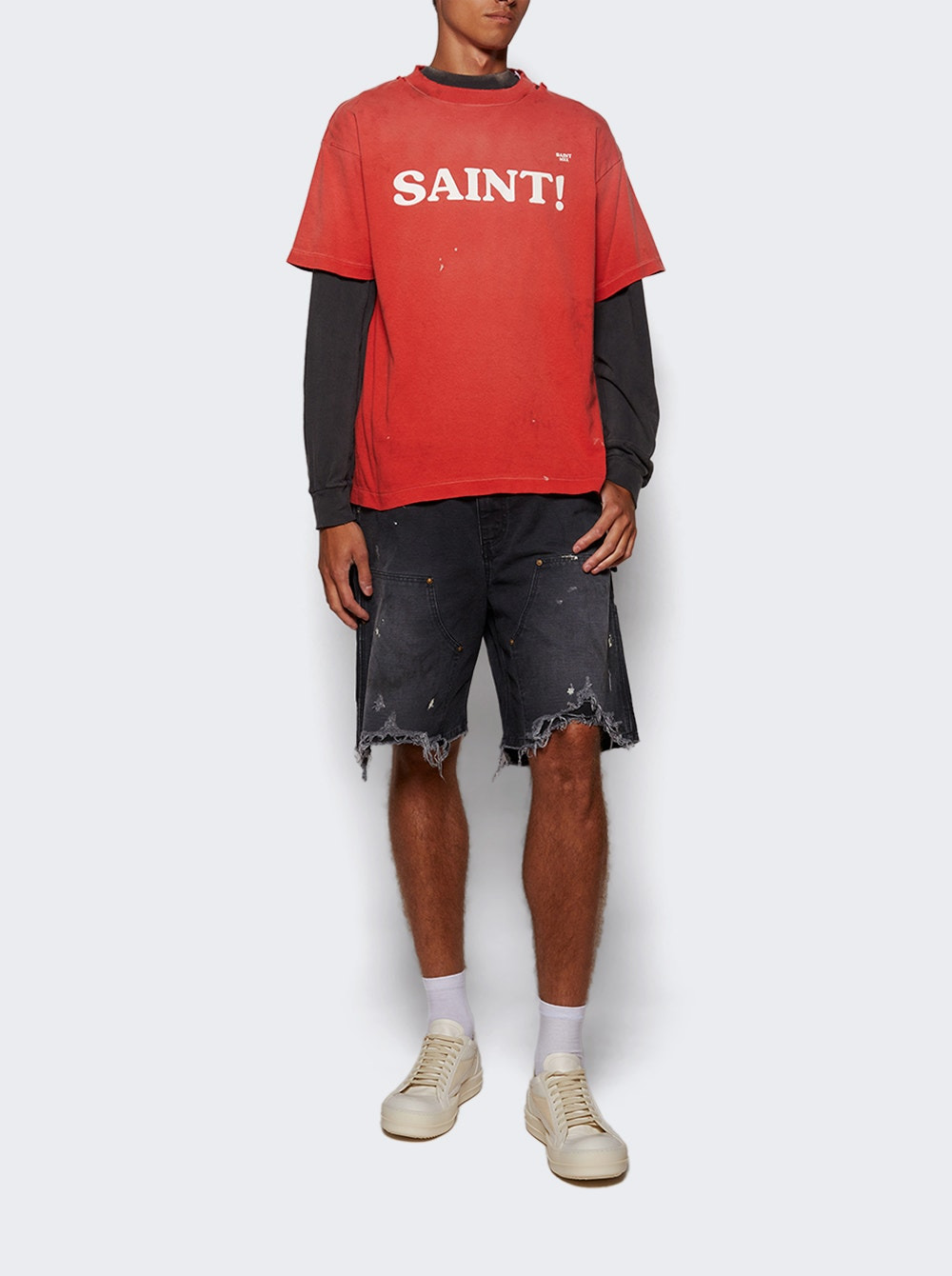 Saint Short Sleeve Tee Red - 6