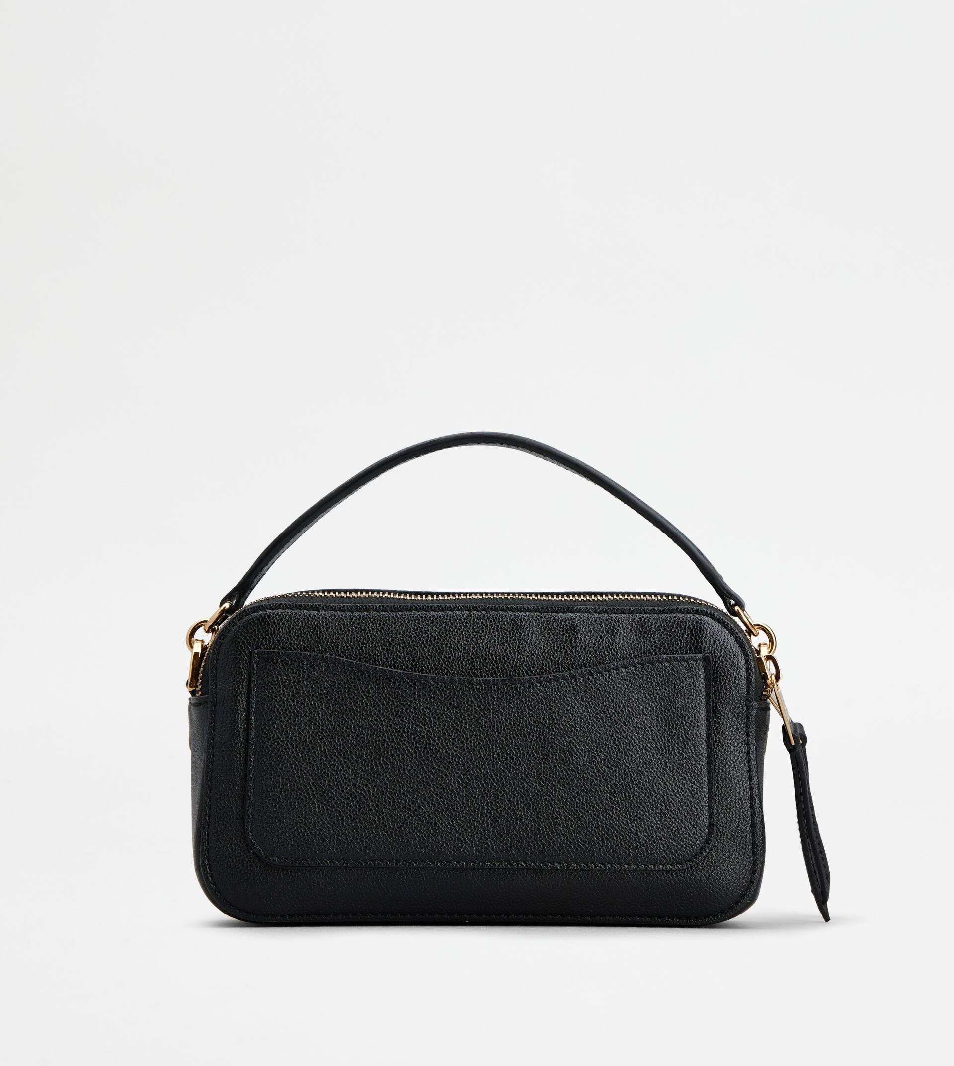 T TIMELESS CAMERA BAG IN LEATHER MINI - BLACK - 3